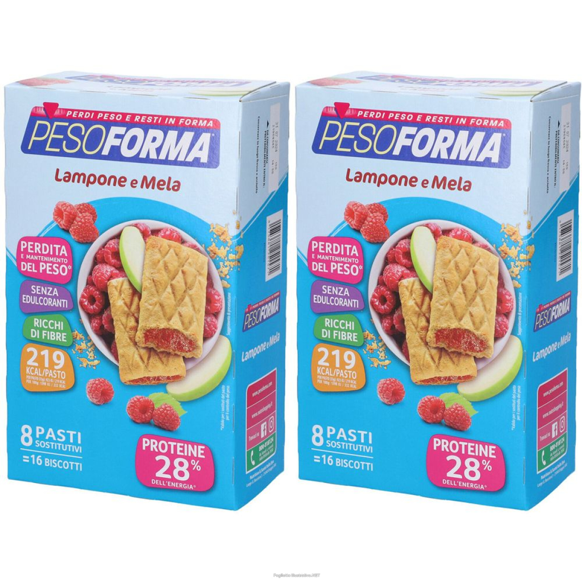 Cerca Offerte di pesoforma® biscotti lampone e mela set da 2 2x528 g e acquista online