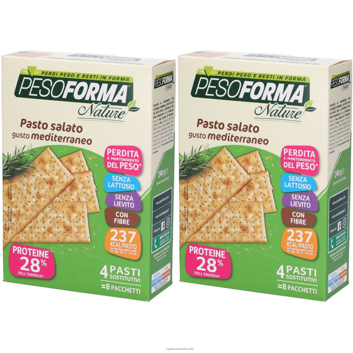 Cerca Offerte di pesoforma nature pasto gusto mediterraneo set da 2 2x240 g e acquista online