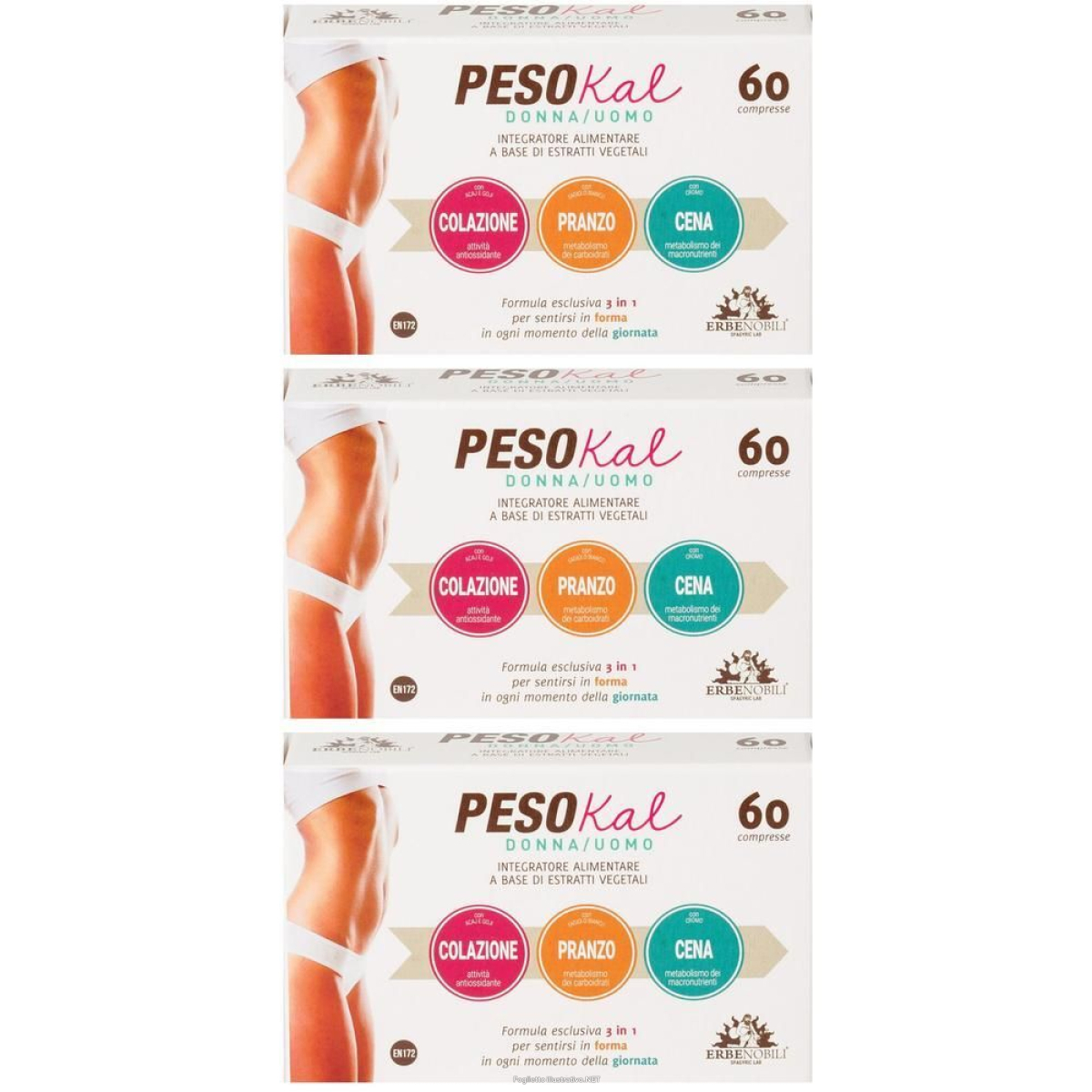 Cerca Offerte di pesokal donna/uomo 60 compresse 3x60 pz e acquista online