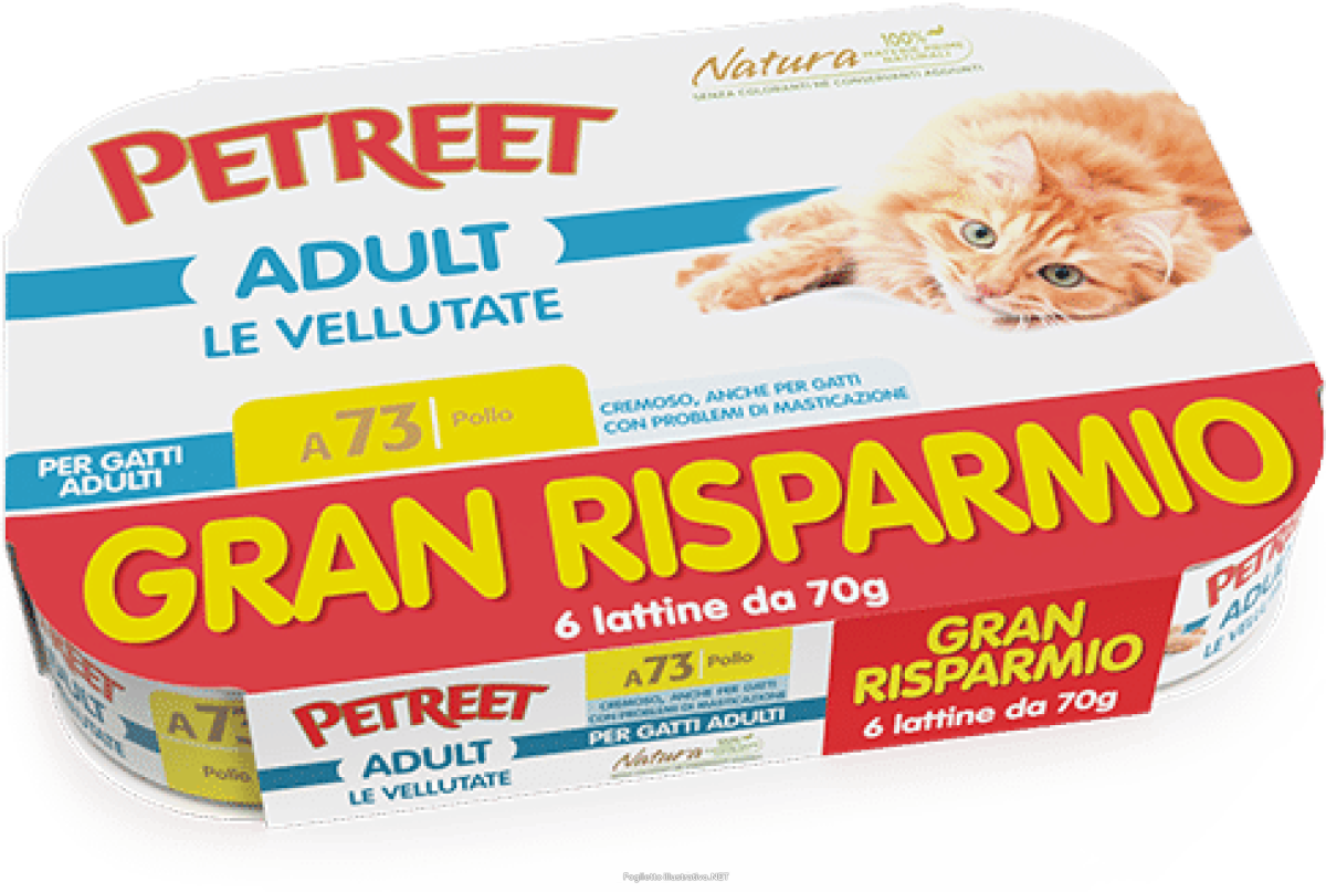 Cerca Offerte di petreet gatto adult a73 vellutate adult pollo 6x70gr (lattina) multipack e acquista online