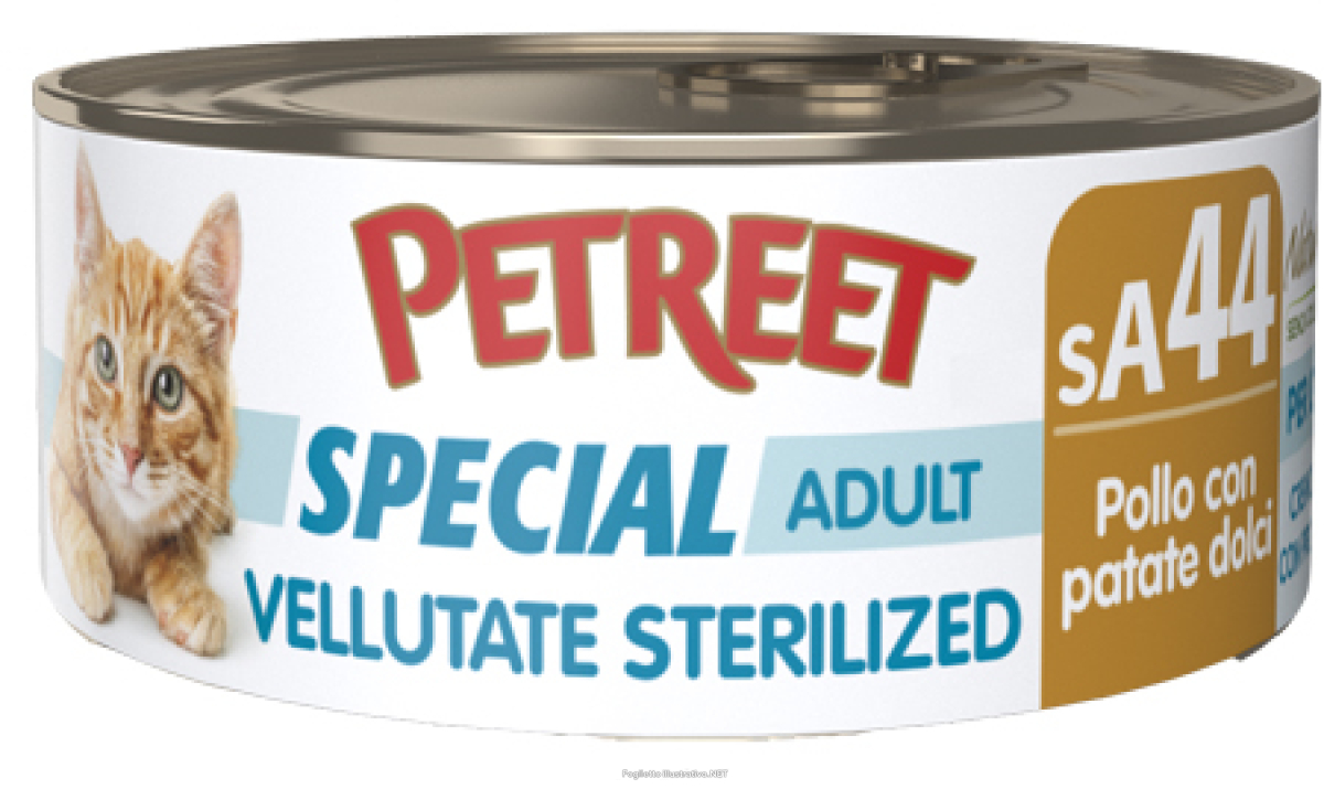 Cerca Offerte di petreet gatto special adult sa44 vellutate sterilized pollo patate dolci 70gr (lattina) e acquista online