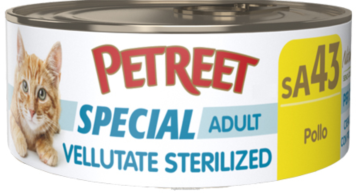 Cerca Offerte di petreet vellutate pollo cibo umido gatto sterilizzato barattolo 70g petreet e acquista online