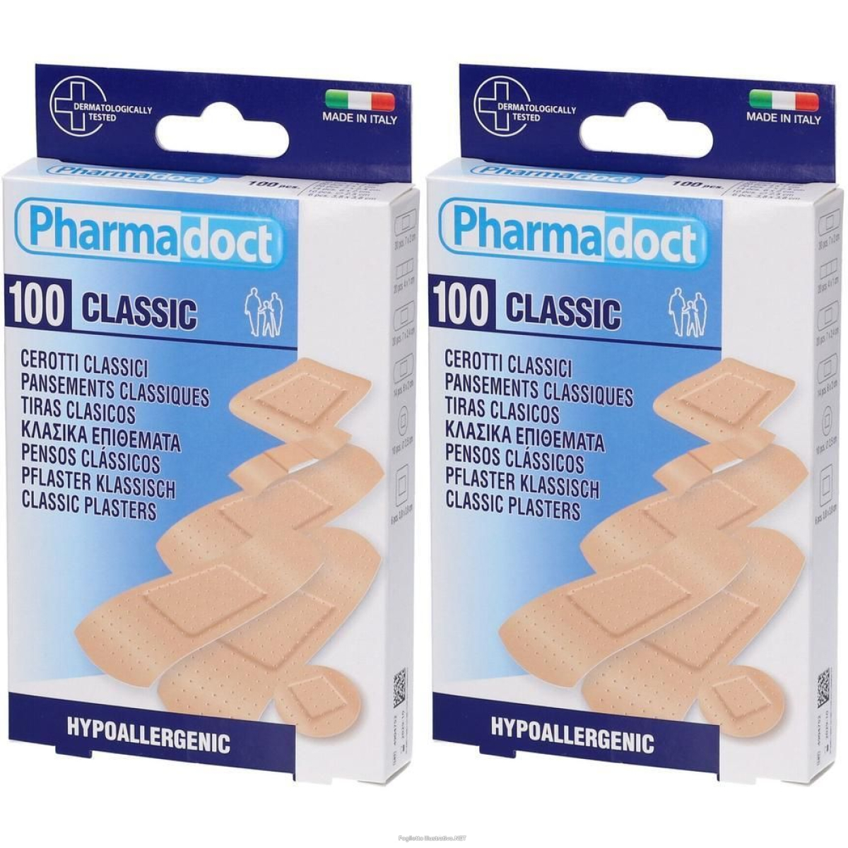 Cerca Offerte di pharmadoct cerotti classici assortiti 6 misure 2x1 st e acquista online