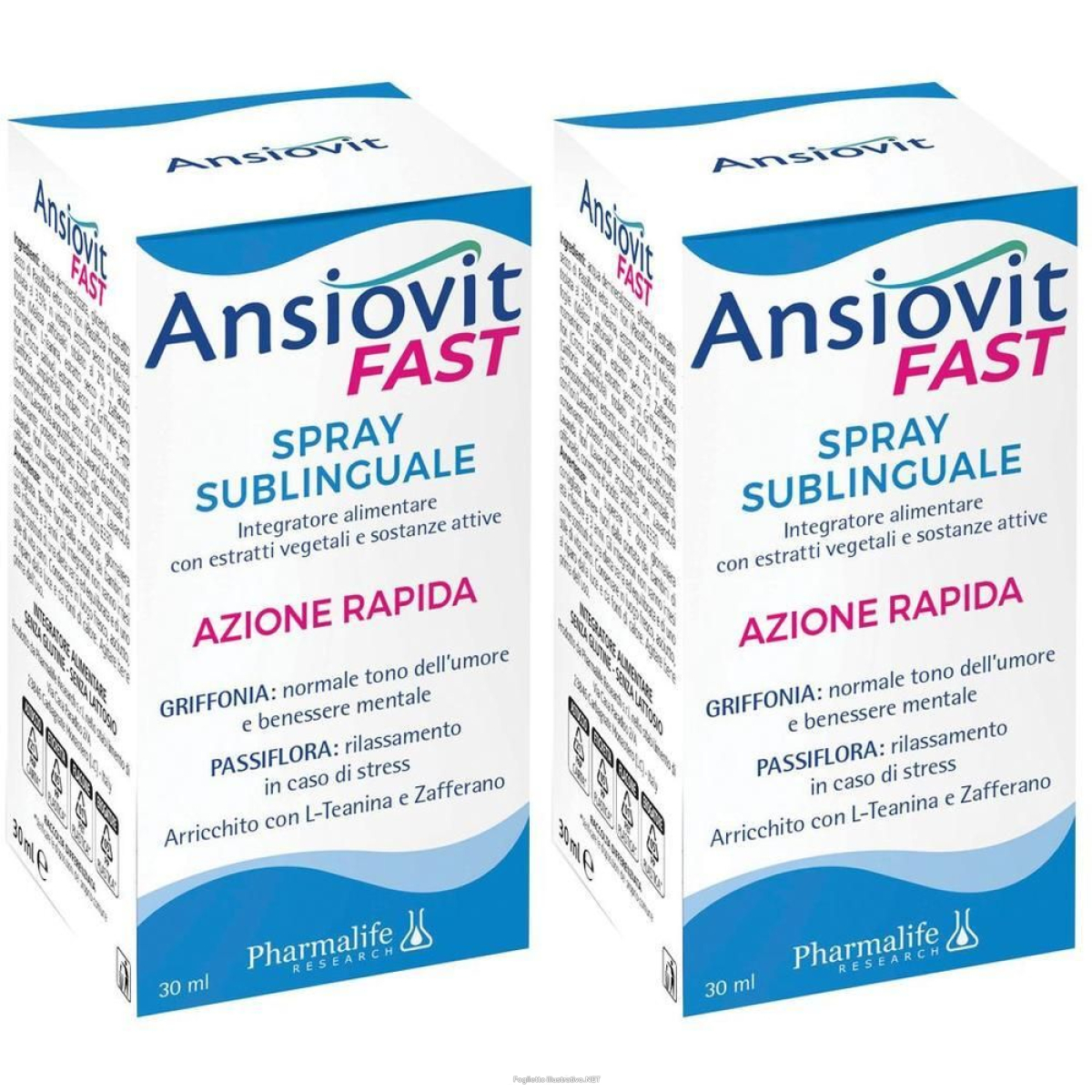 Cerca Offerte di pharmalife® ansiovit fast spray sublinguale 2x30 ml e acquista online