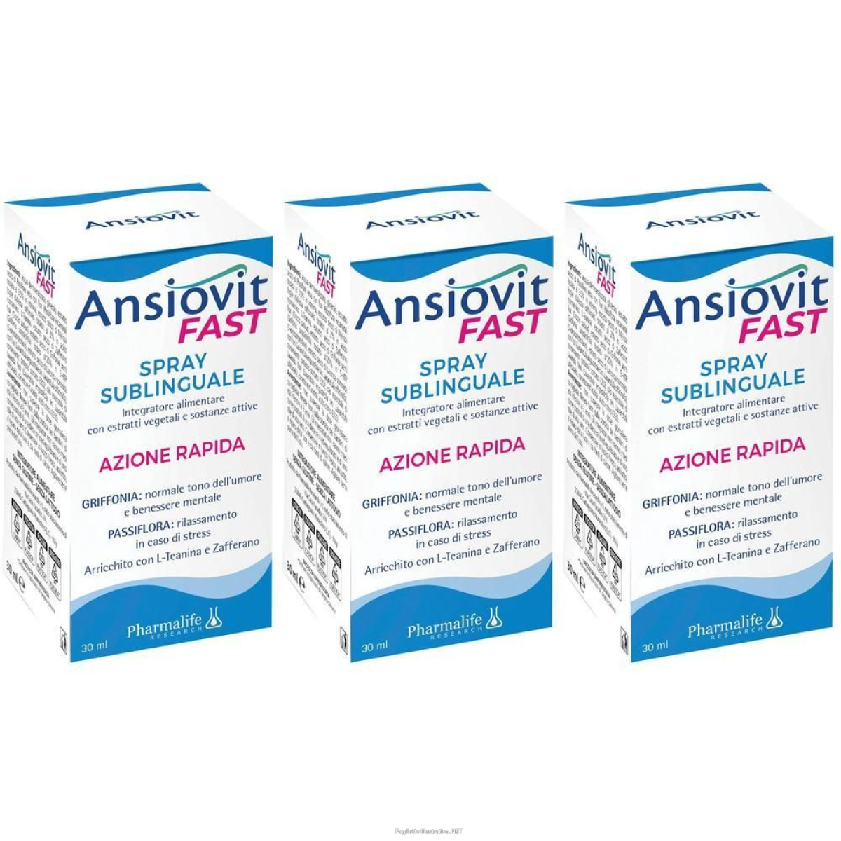 Cerca Offerte di pharmalife® ansiovit fast spray sublinguale 3x30 ml e acquista online