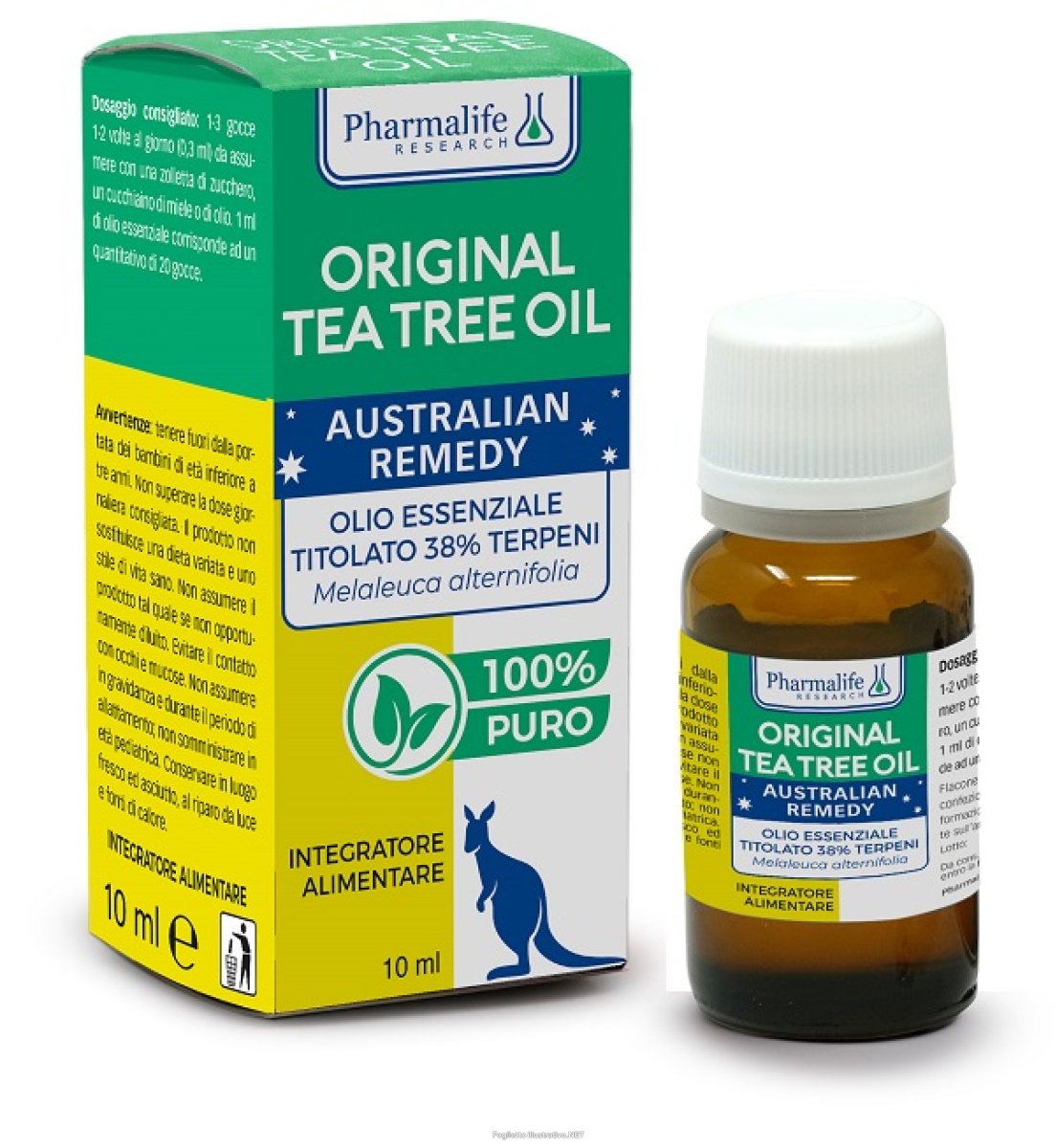 Cerca Offerte di pharmalife original tea tree oil integratore antisettico e antibatterico 10 ml e acquista online