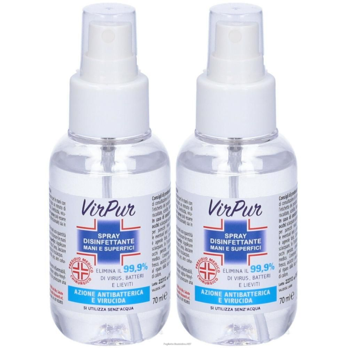 Cerca Offerte di pharmalife virpur spray disinfettante 2x70 ml e acquista online