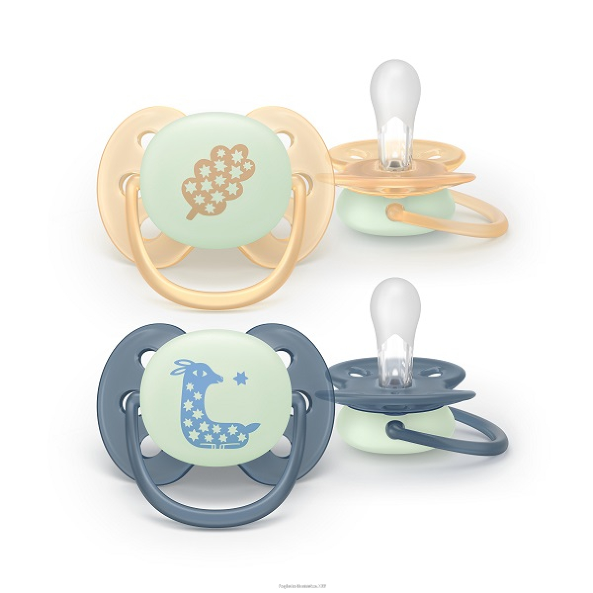 Cerca Offerte di philips avent 2 succhietti ultra soft night 6-18m foglia/cerbiatto e acquista online