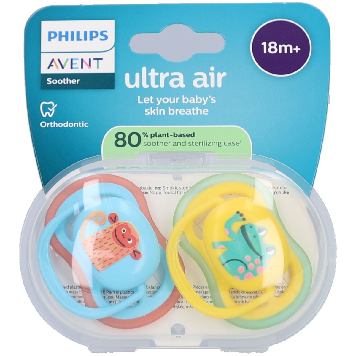 Cerca Offerte di Philips avent schnuller +18 monate air frosch/affe 2 pz tettarella e acquista online