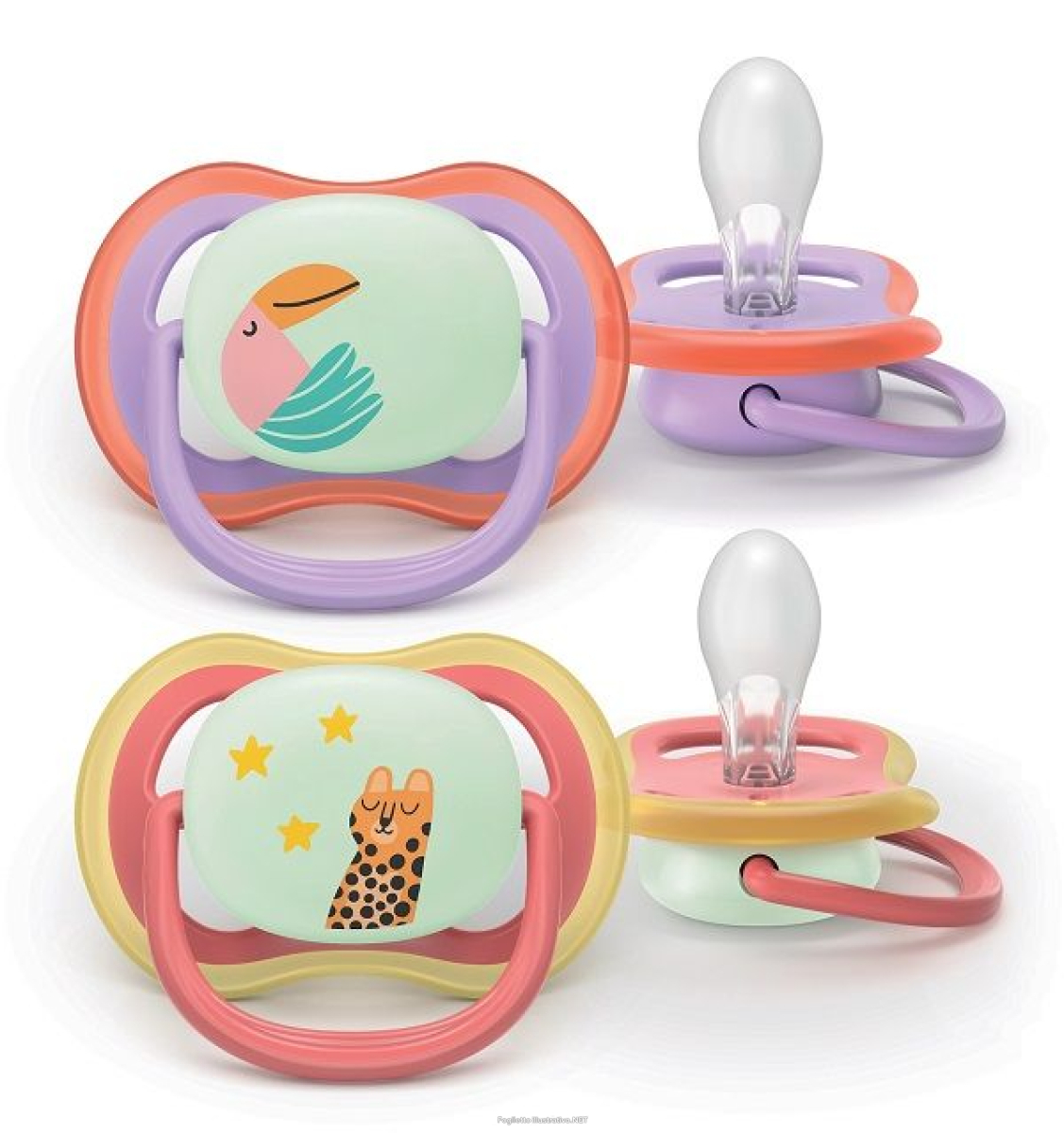Cerca Offerte di philips avent succhietti air notte +18m con animali leopardo pappagallo 2 pezzi e acquista online