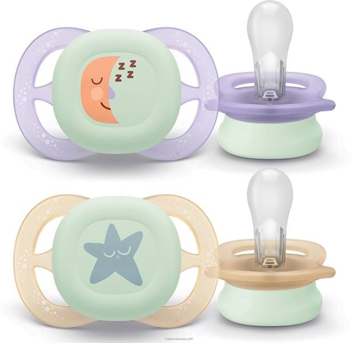 Cerca Offerte di philips avent succhietti night ultrastart 0-2m luna stella 2 pezzi e acquista online