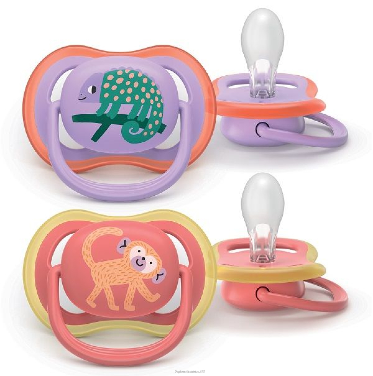 Cerca Offerte di philips avent succhietti ultra air +18m viola e rosso camaleonte e scimmia 2 pezzi e acquista online