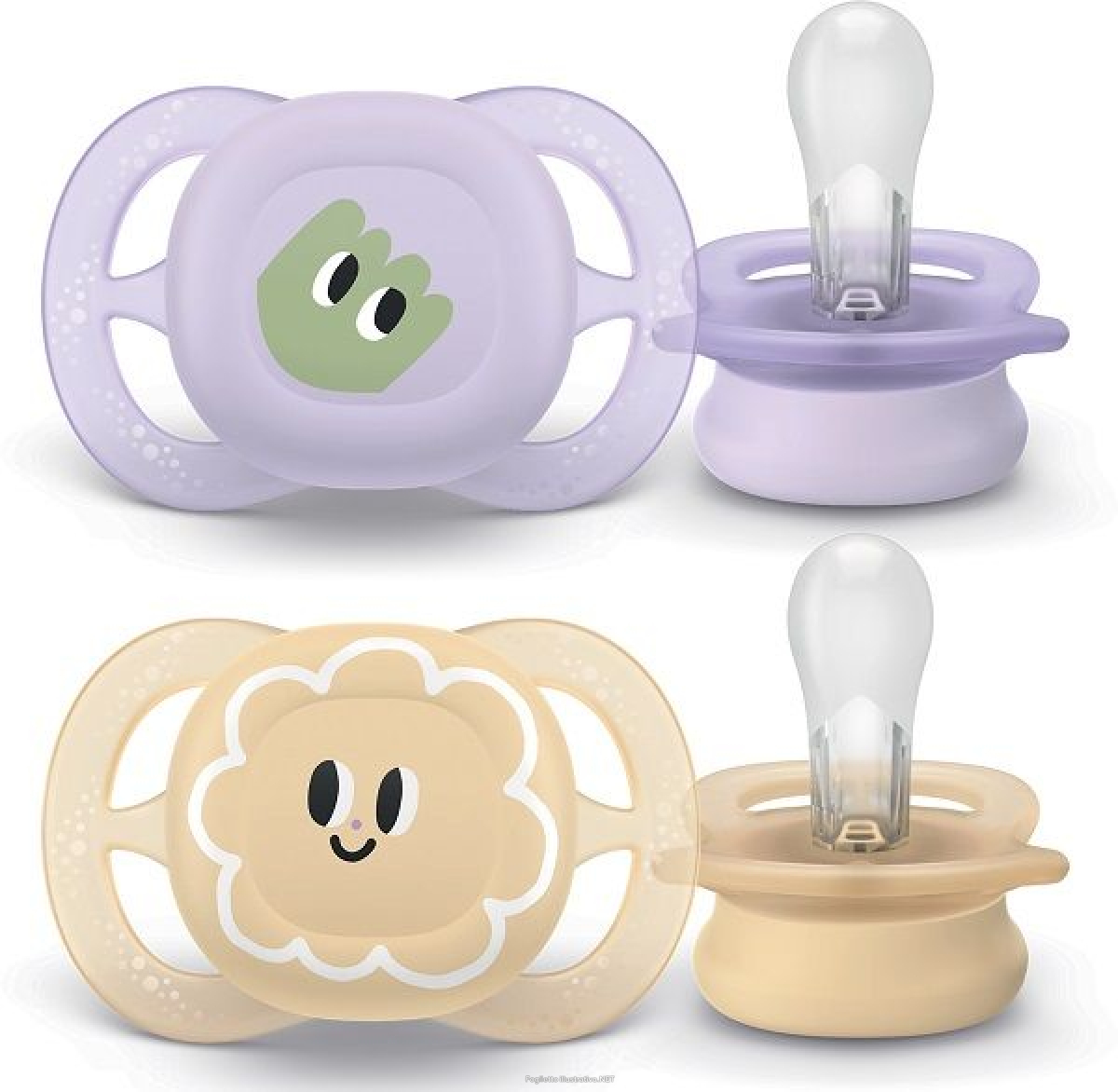 Cerca Offerte di philips avent succhietti ultrastart 0-2m viola e arancione con disegni 2 pezzi e acquista online