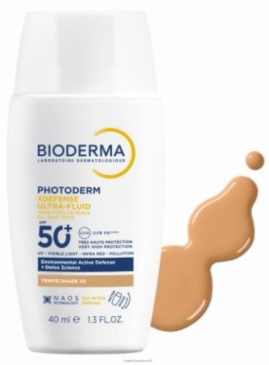 Cerca Offerte di photoderm xdefense ultra fluid spf50+ - protezione solare viso colorata detossinante - tinta 03 - 40 ml e acquista online