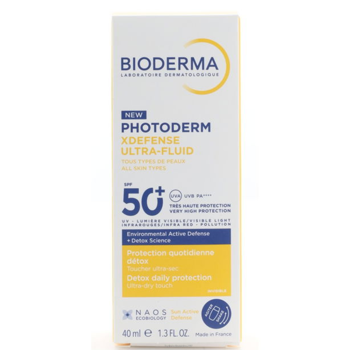 Cerca Offerte di photoderm xdefense ultra fluid spf50+ - protezione solare viso invisibile detossinante - 40 ml e acquista online
