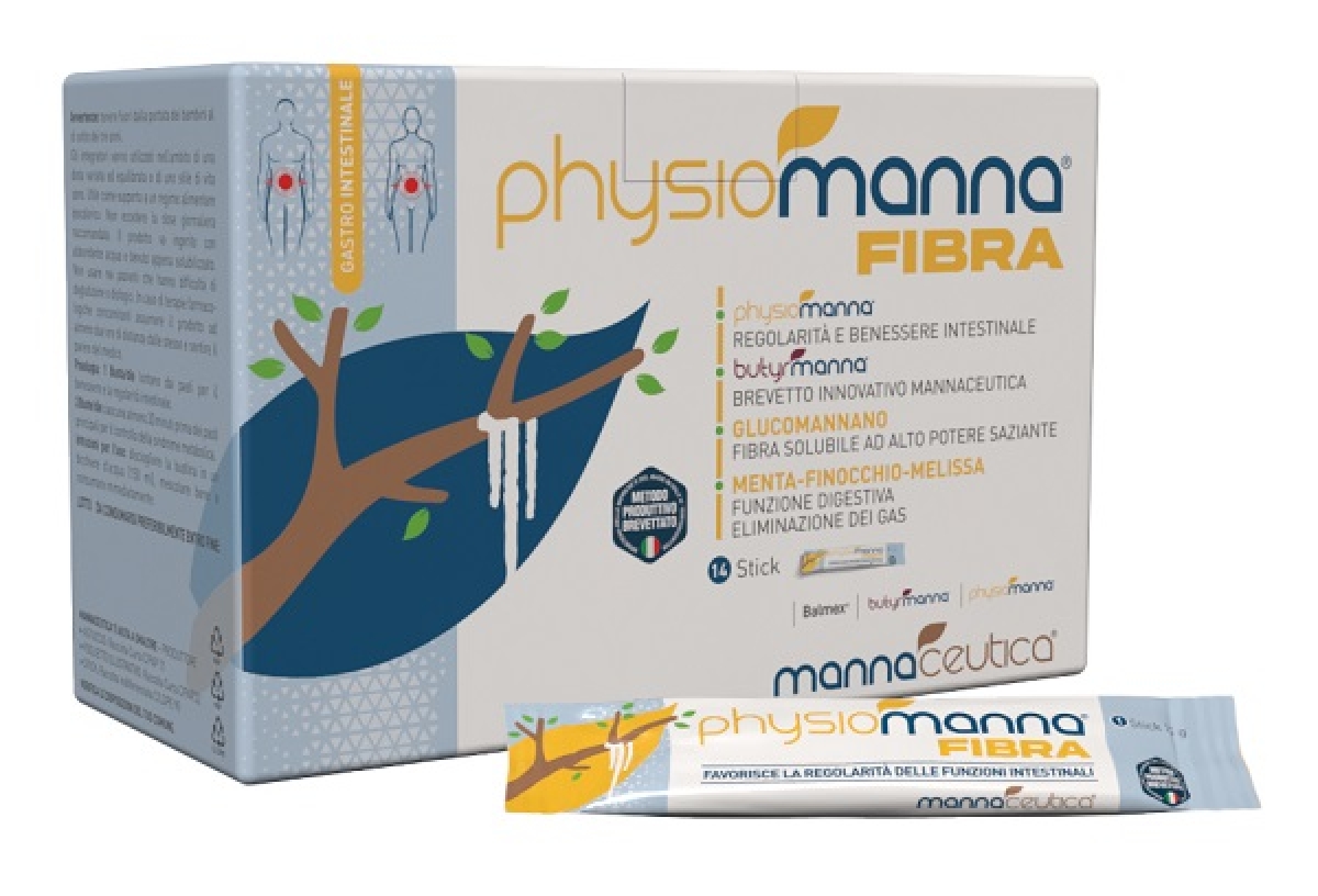 Cerca Offerte di Physiomanna fibra integratore per regolarità intestinale e benessere digestivo 14 stick e acquista online