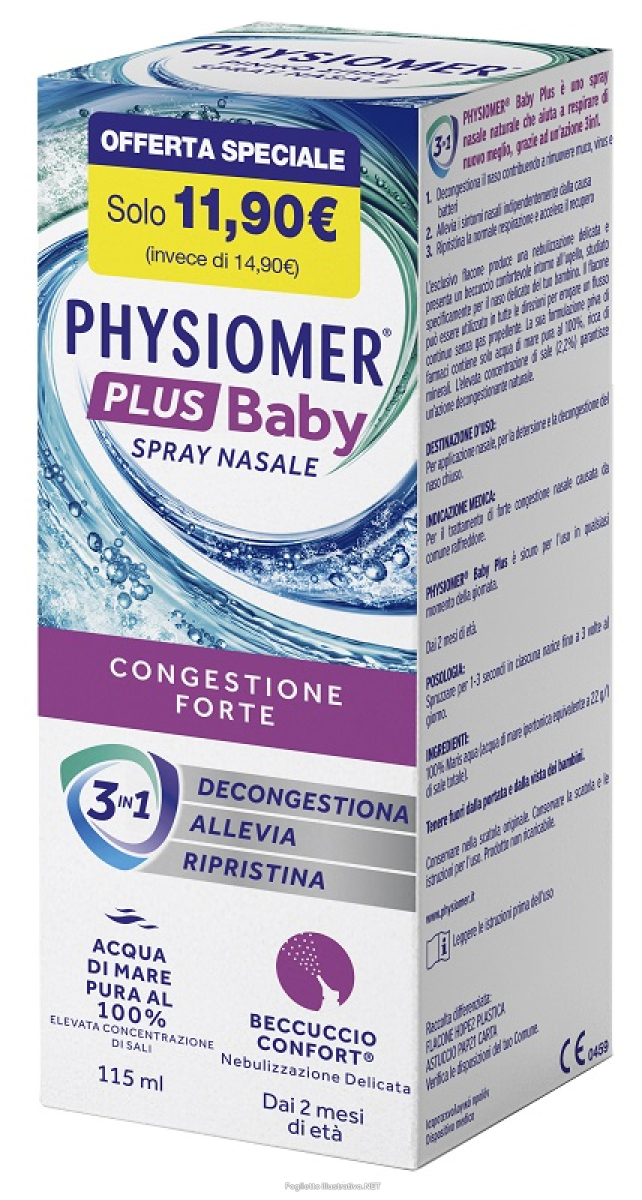 Cerca Offerte di physiomer plus baby spray nasale ipertonico per bambini 115 ml e acquista online