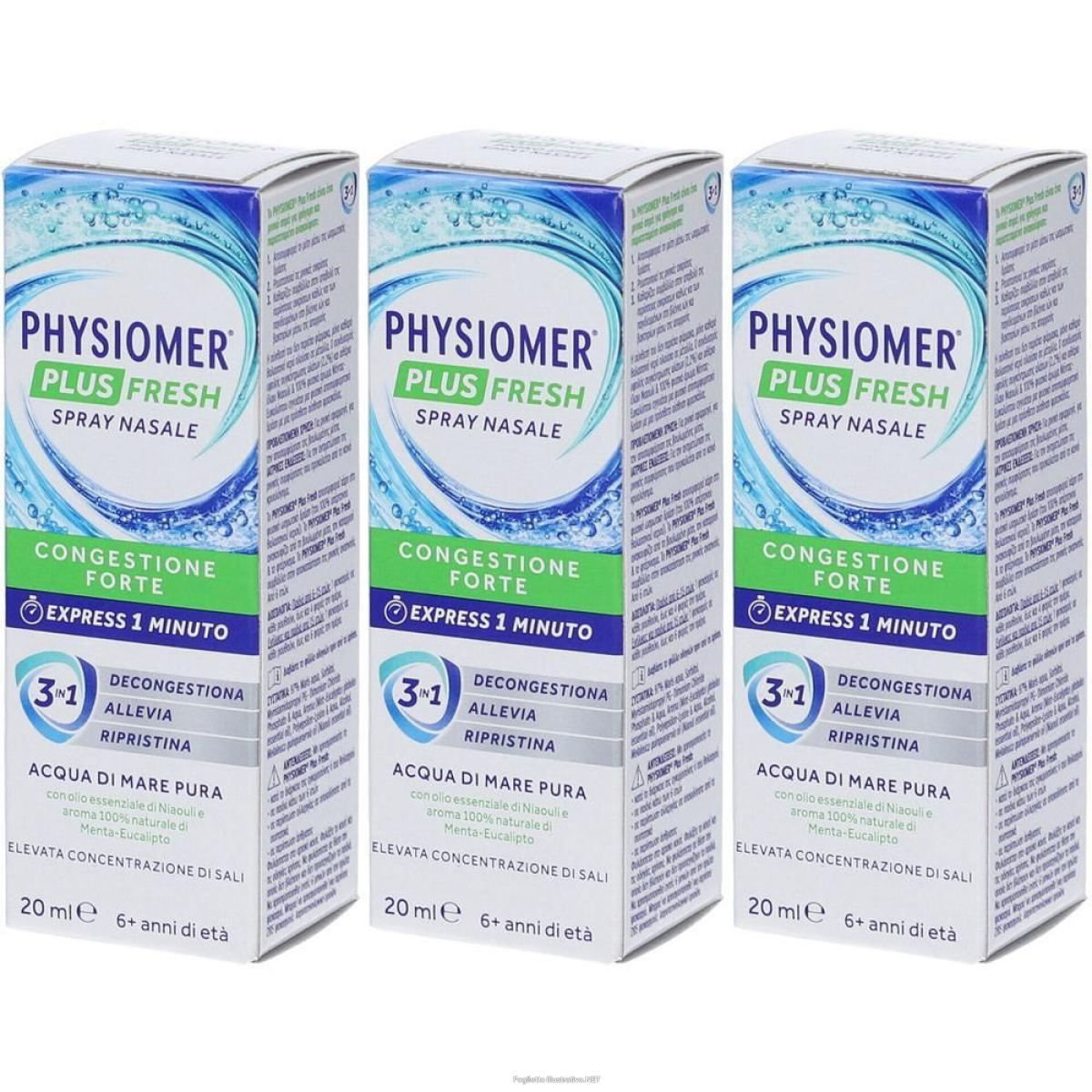 Cerca Offerte di physiomer plus fresh spray nasale 3x20 ml nasale e acquista online