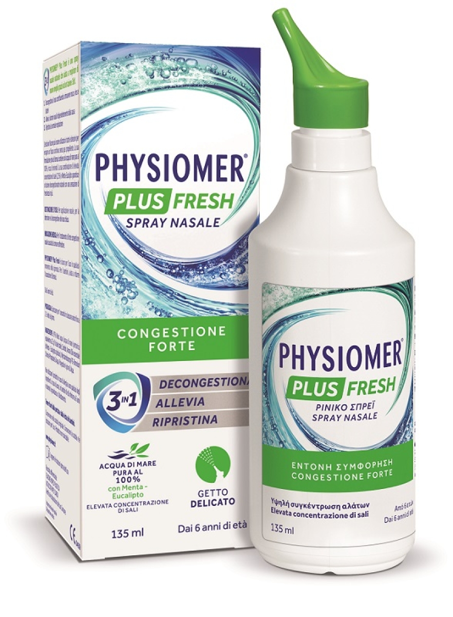 Cerca Offerte di Physiomer plus fresh spray nasale - spray per igiene nasale e naso chiuso - 135 ml e acquista online