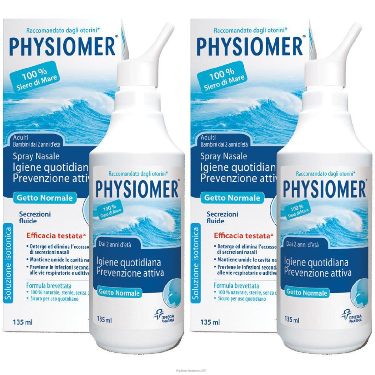 Cerca Offerte di physiomer® spray nasale getto normale set da 2 2x135 ml nasale e acquista online