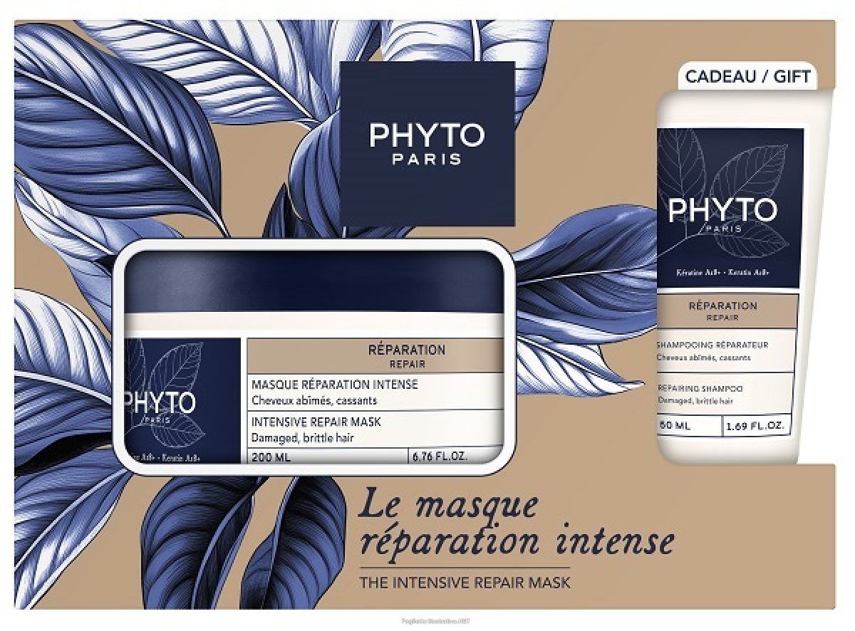 Cerca Offerte di phyto cofanetto riparazione capelli - contiene shampoo riparazione 50 ml e maschera ultra riparazione 200 ml e acquista online