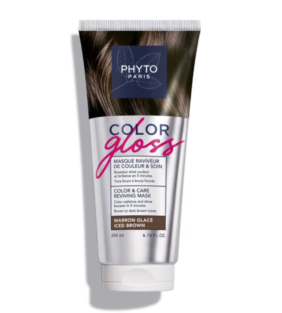 Cerca Offerte di Phyto color gloss maschera capelli - maschera ravviva colore e nutriente - colore iced brown - 200 ml e acquista online