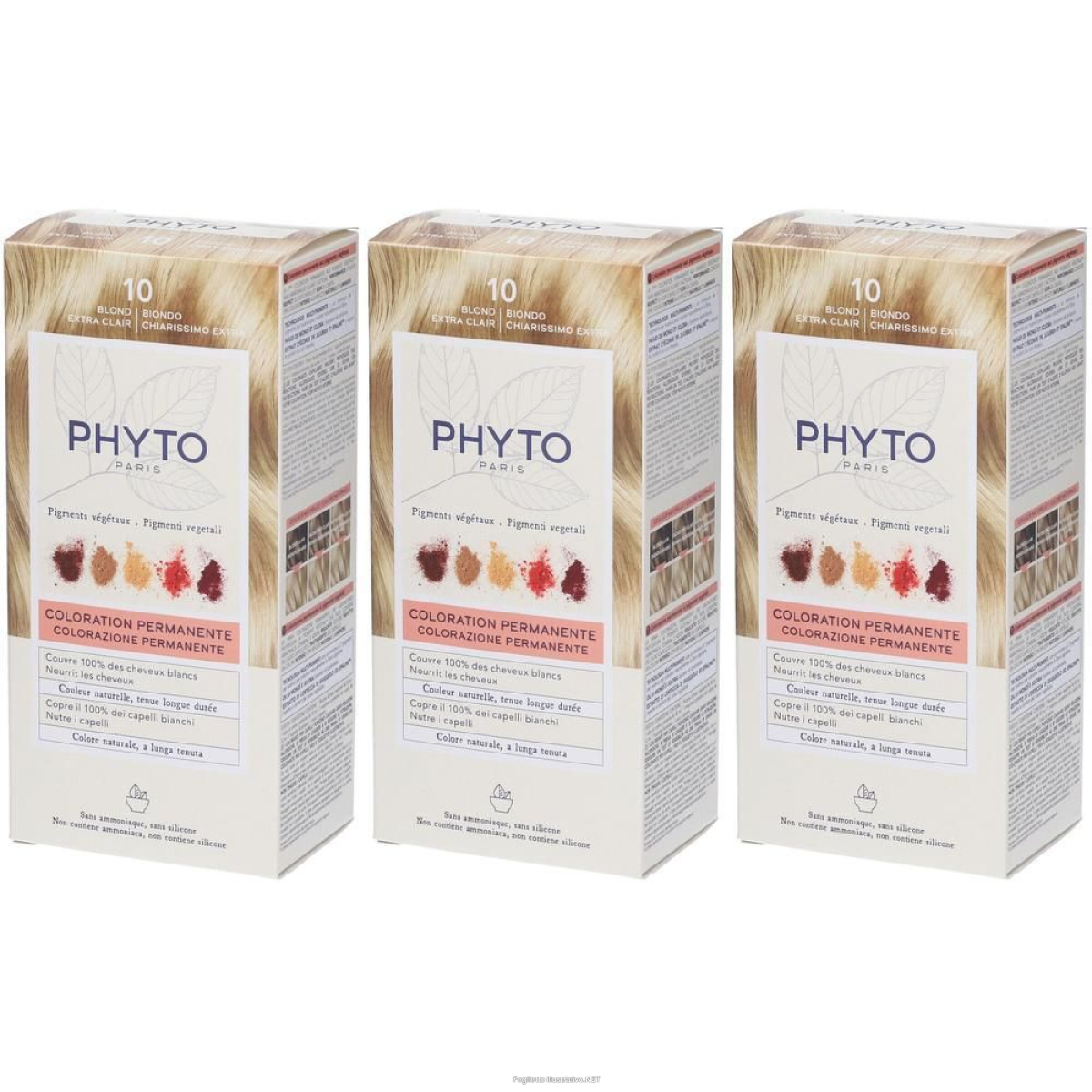 Cerca Offerte di phyto color kit 10 biondo chiarissimo extra 3x1 pz set e acquista online