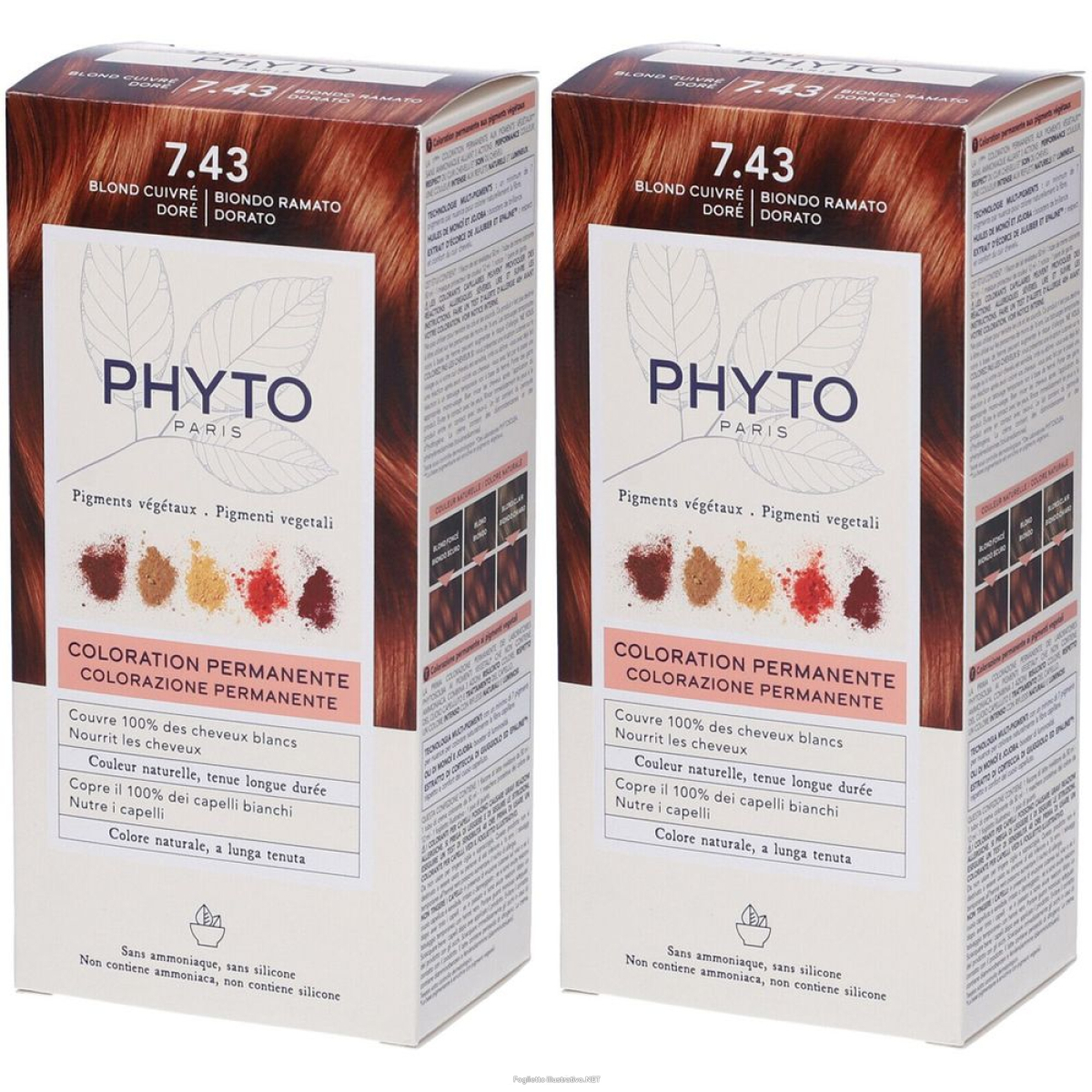 Cerca Offerte di phyto color kit 7,43 biondo ramato dorato set da 2 2x1 pz e acquista online