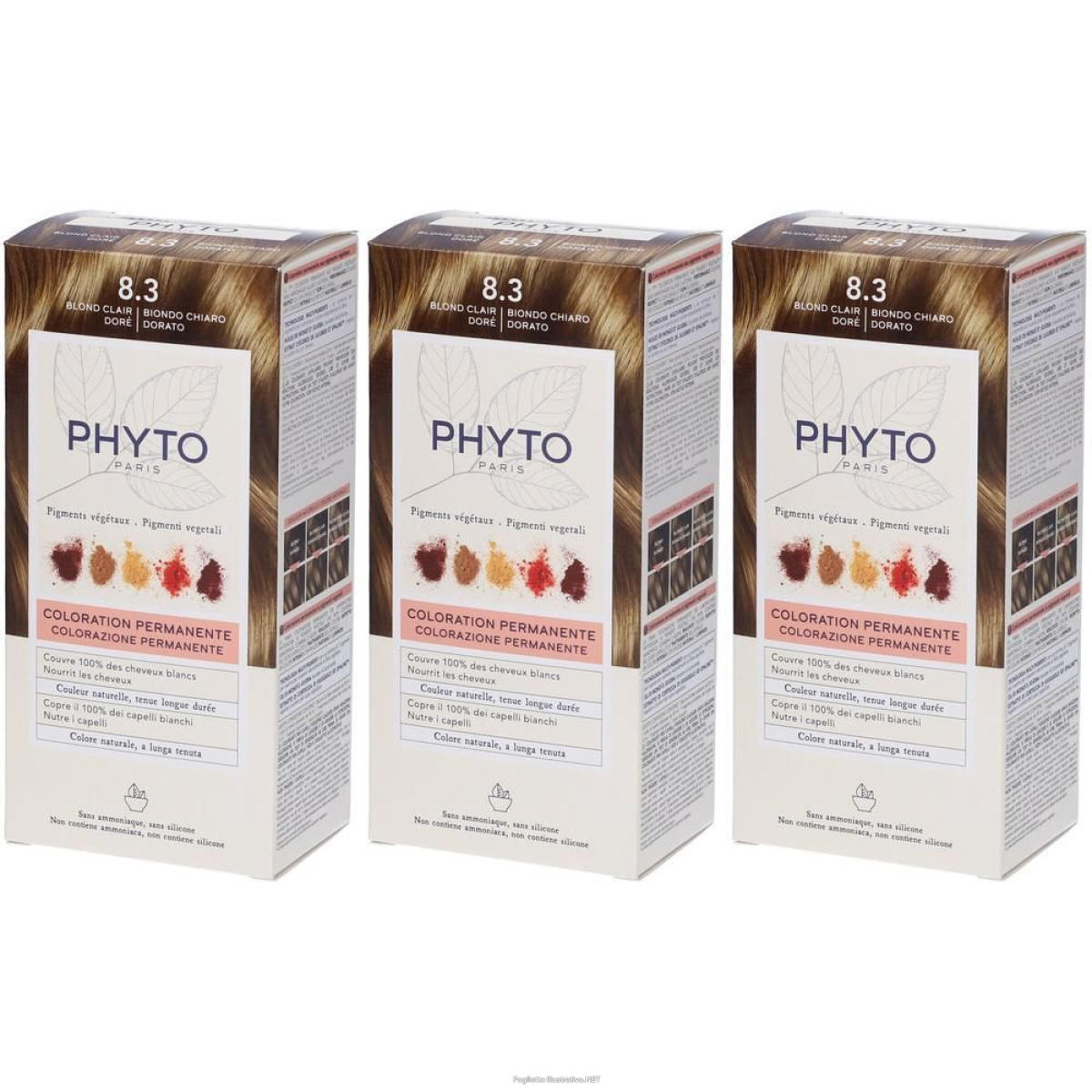 Cerca Offerte di phyto color kit 8,3 biondo chiaro dorato 3x1 pz set e acquista online