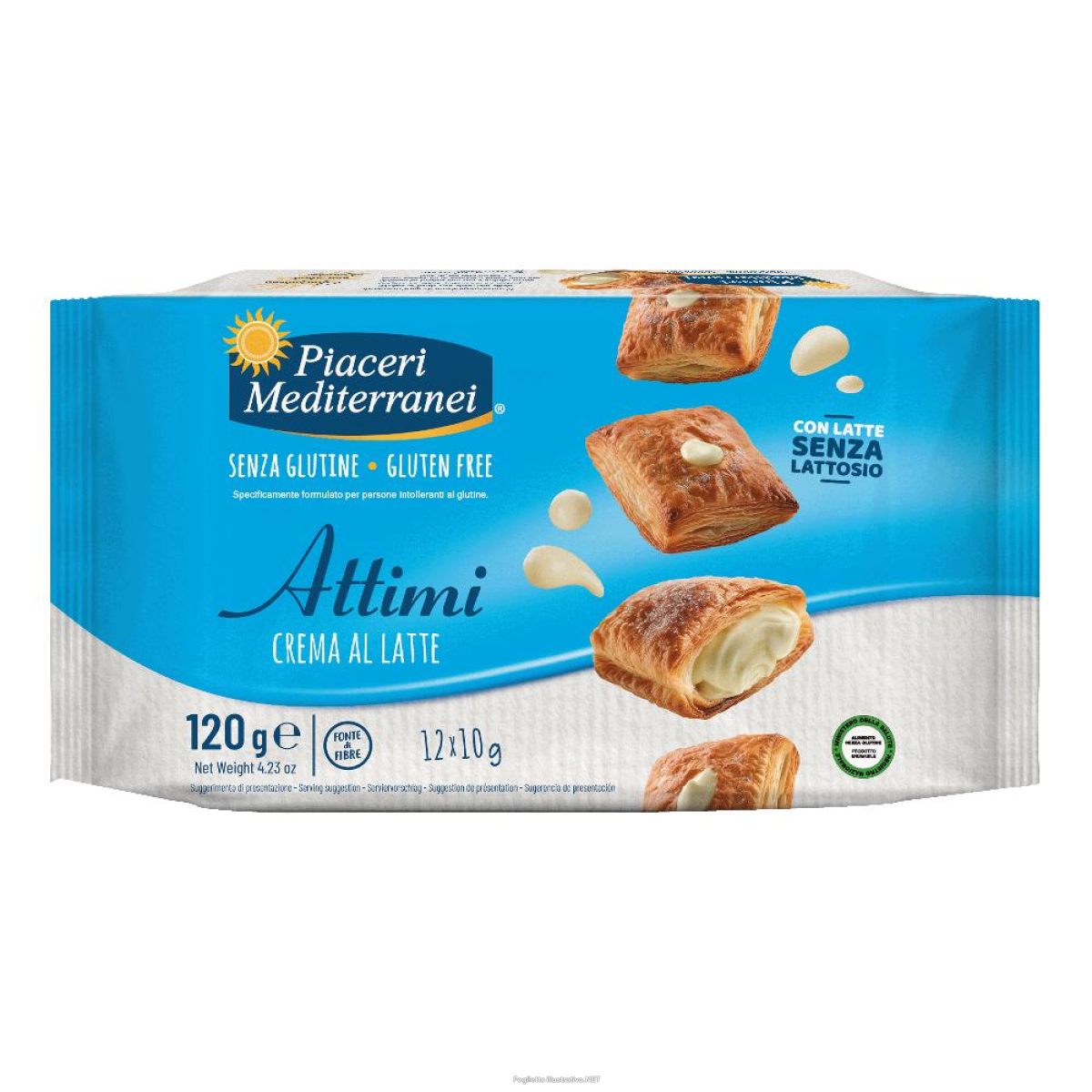 Cerca Offerte di piaceri mediterranei - attimi crema latte senza glutine confezione 120 gr (scadenza prodotto 18/01/2026) e acquista online