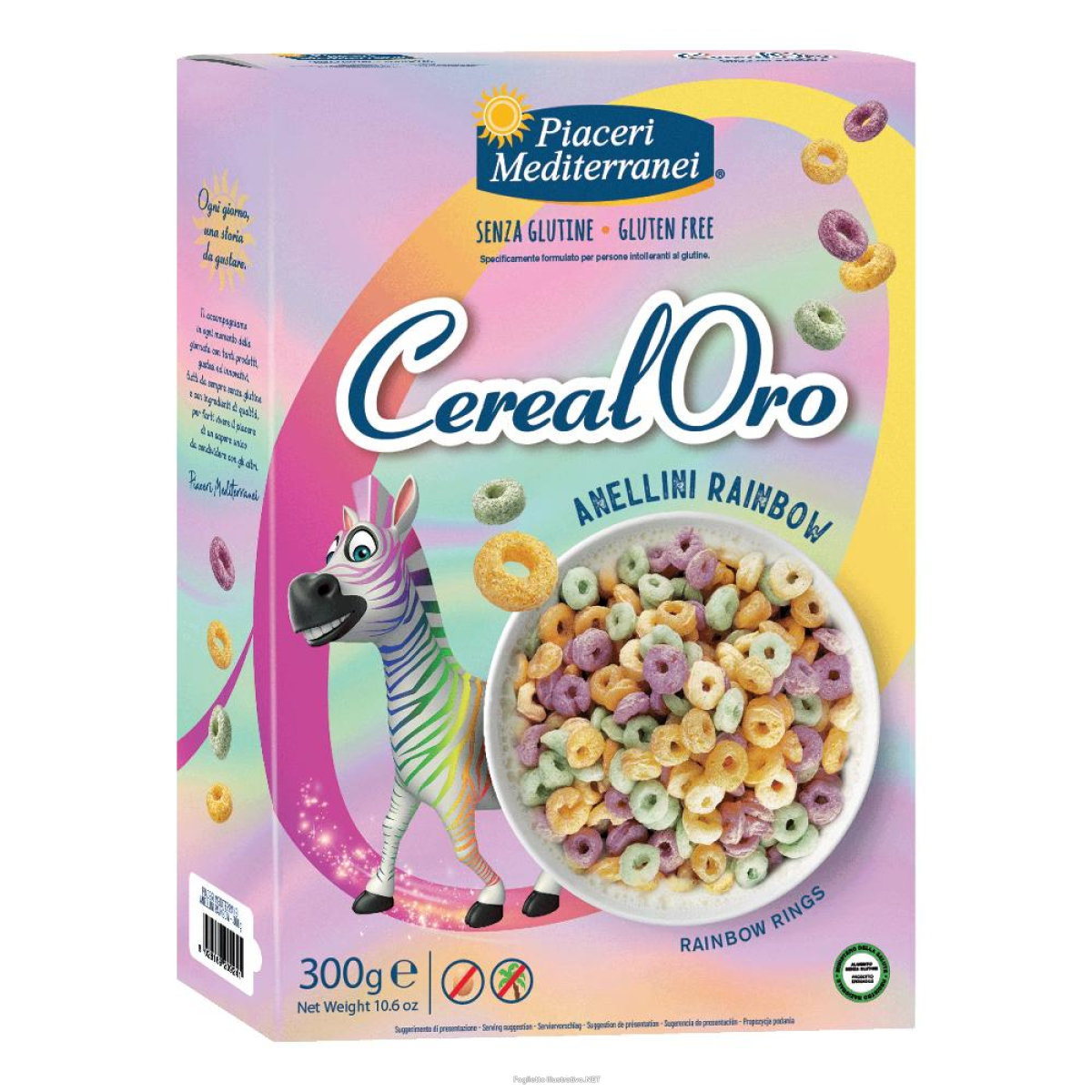 Cerca Offerte di piaceri mediterranei cerealoro anellini rainbow 300 g e acquista online