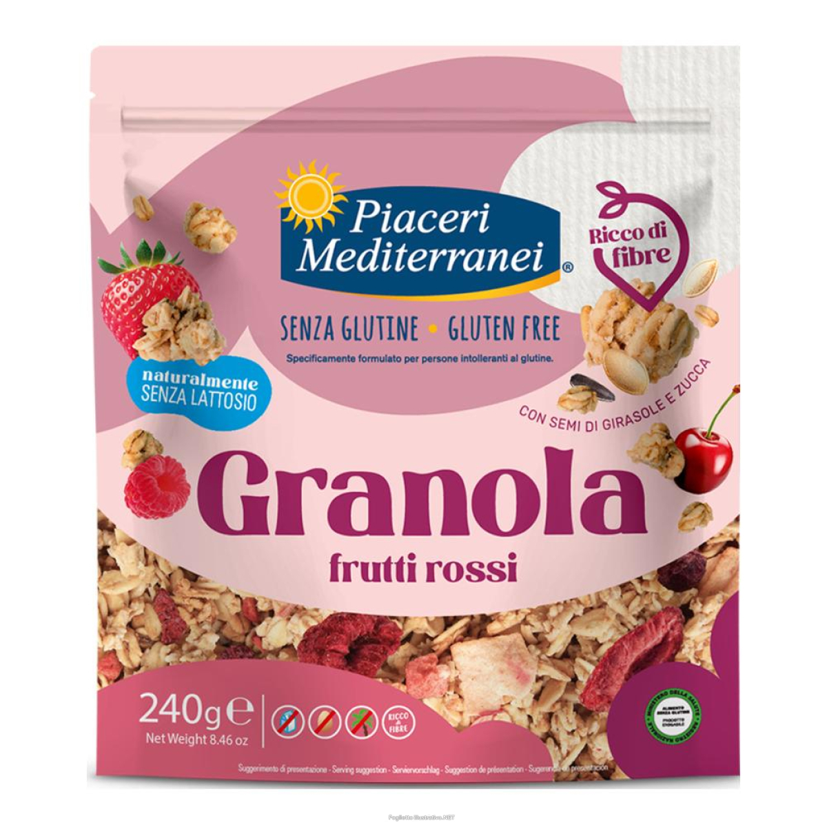 Cerca Offerte di piaceri mediterranei granola frutti rossi 240 g e acquista online