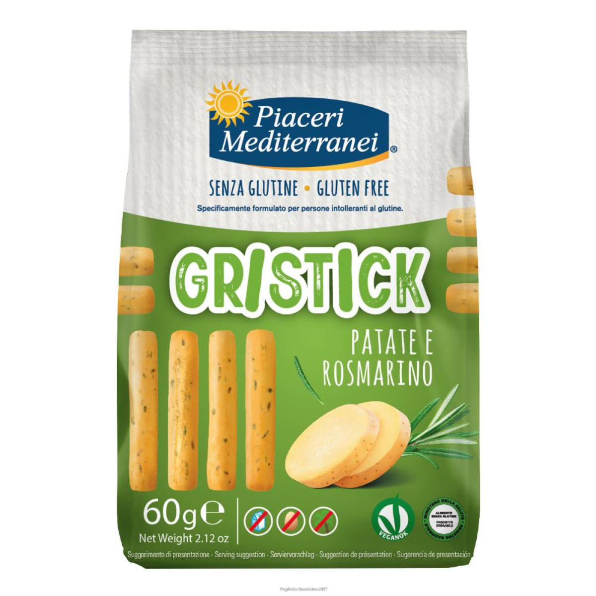 Cerca Offerte di piaceri mediterranei gristick patate e rosmarino 60 g e acquista online
