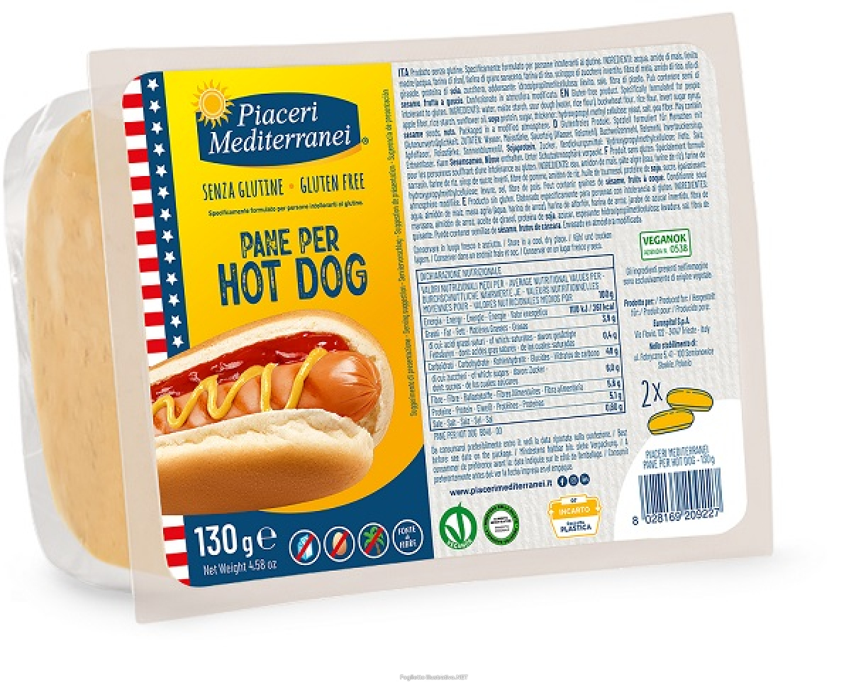 Cerca Offerte di piaceri mediterranei - pane per hot dog senza glutine confezione 130 gr e acquista online