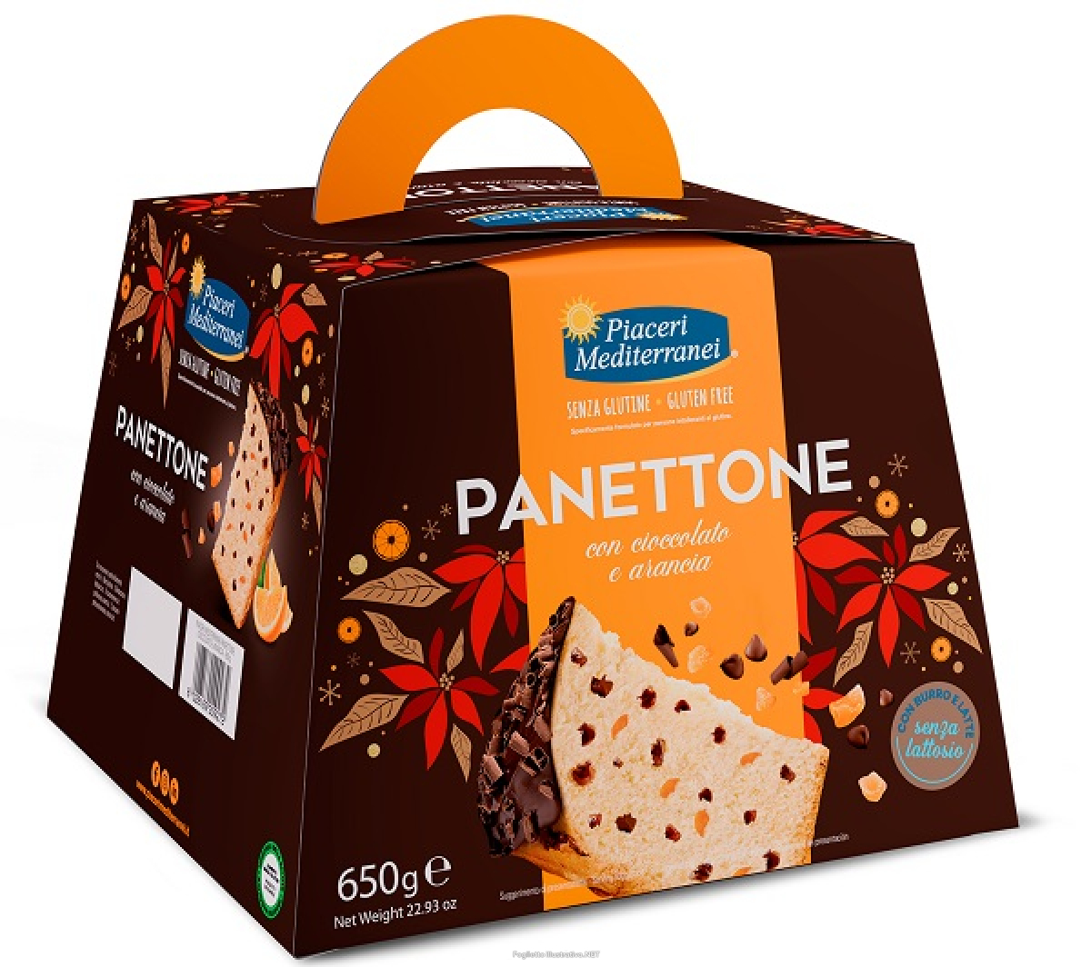 Cerca Offerte di piaceri mediterranei panettone con cioccolato e arancia senza glutine 650 grammi e acquista online
