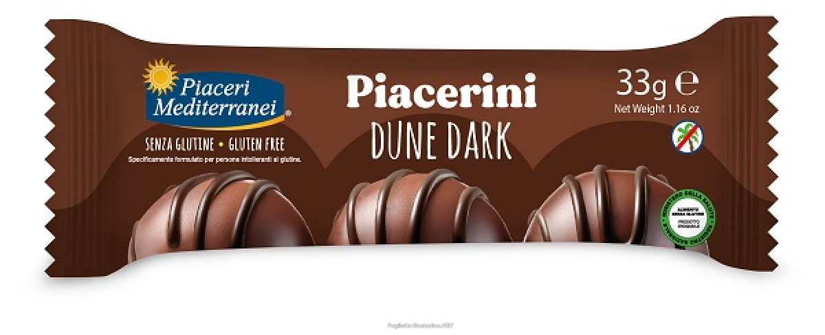 Cerca Offerte di piaceri mediterranei - piacerini dune dark snack senza glutine confezione 33 gr e acquista online