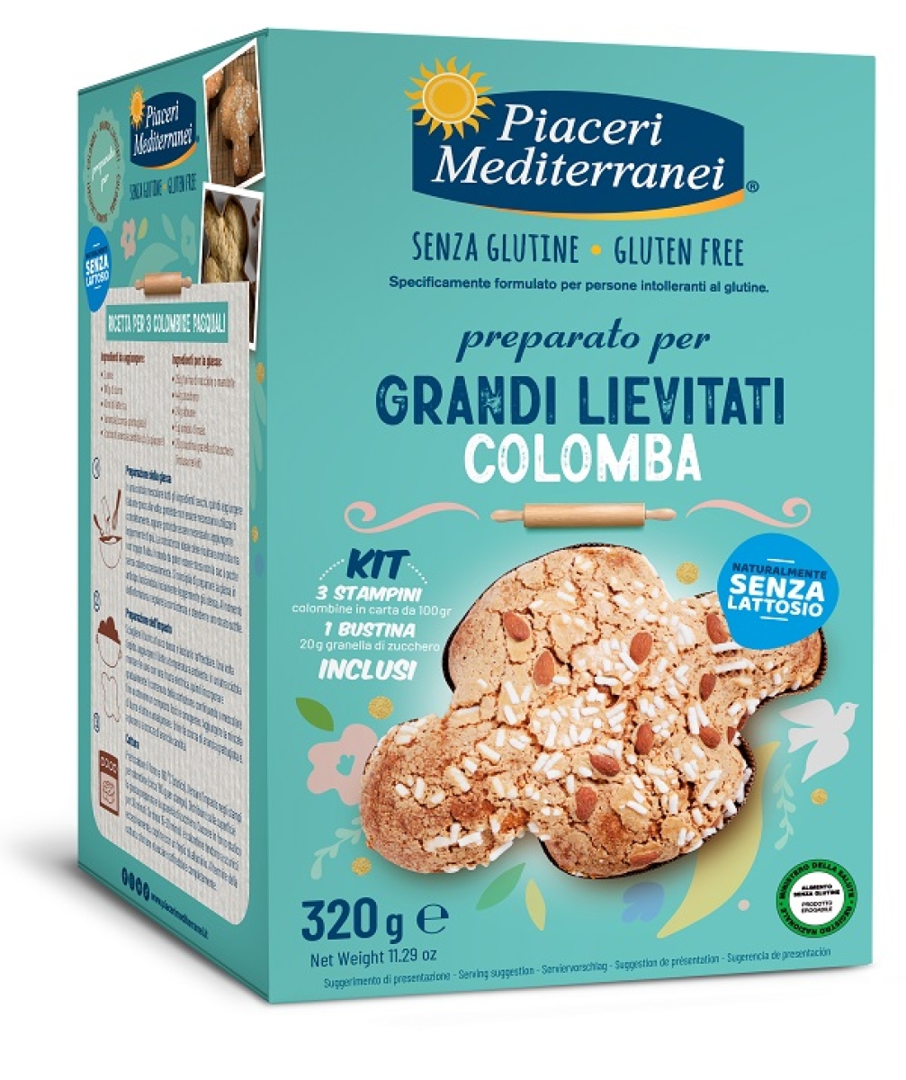 Cerca Offerte di Piaceri mediterranei preparato per grandi lievitati miscela per dolci senza glutine senza lattosio, 320g e acquista online