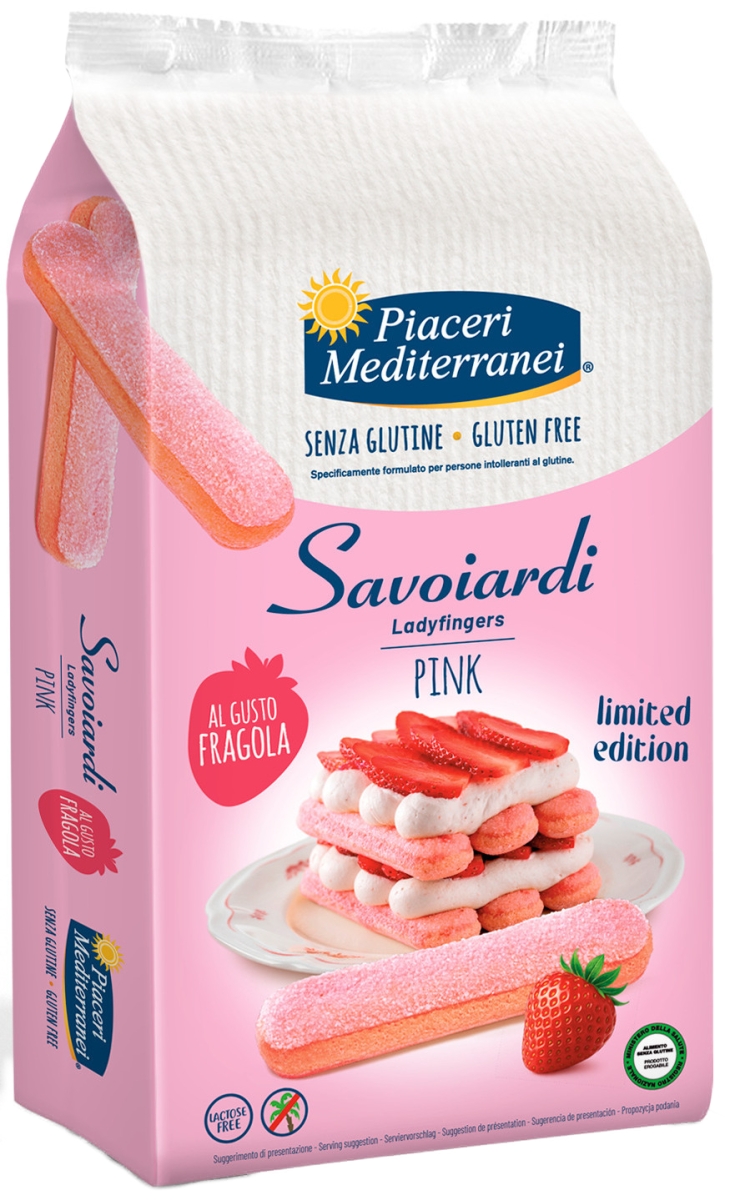 Cerca Offerte di Piaceri mediterranei savoiardi pink limited edition 180 g gusto fragola senza lattosio senza glutine e acquista online