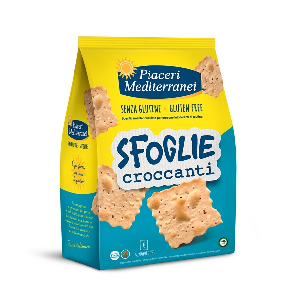 Cerca Offerte di Piaceri mediterranei sfoglie croccanti 6 monoporzioni 30 g senza glutine senza lattosio e acquista online