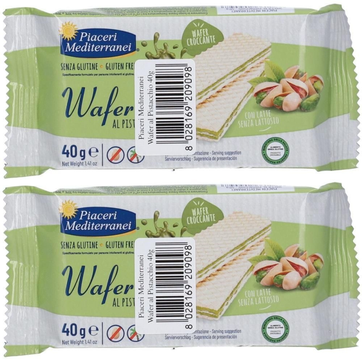Cerca Offerte di Piaceri mediterranei wafer pistacchio 2x40 g e acquista online