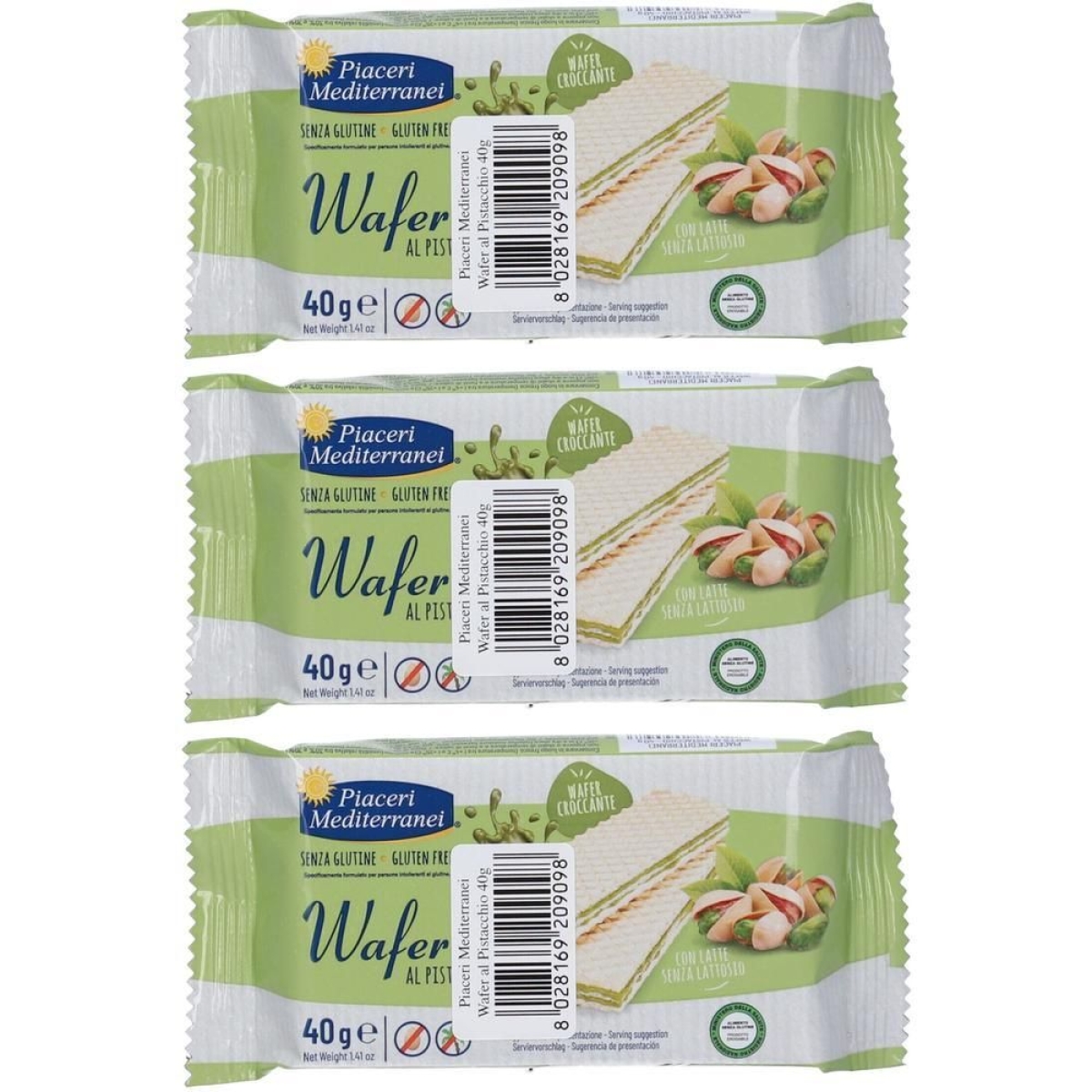 Cerca Offerte di Piaceri mediterranei wafer pistacchio 3x40 g e acquista online