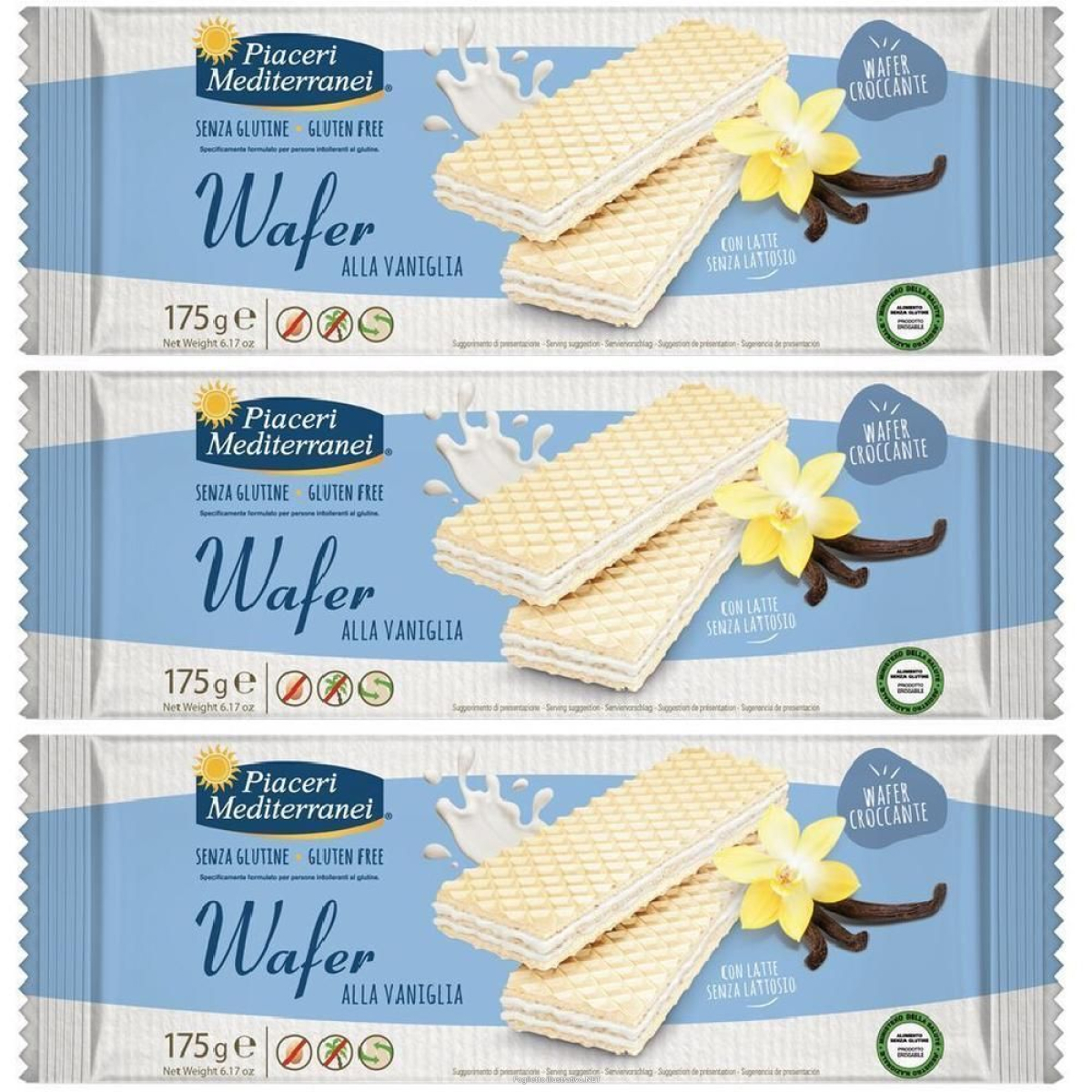 Cerca Offerte di piaceri mediterranei® wafer vaniglia 3x175 g e acquista online