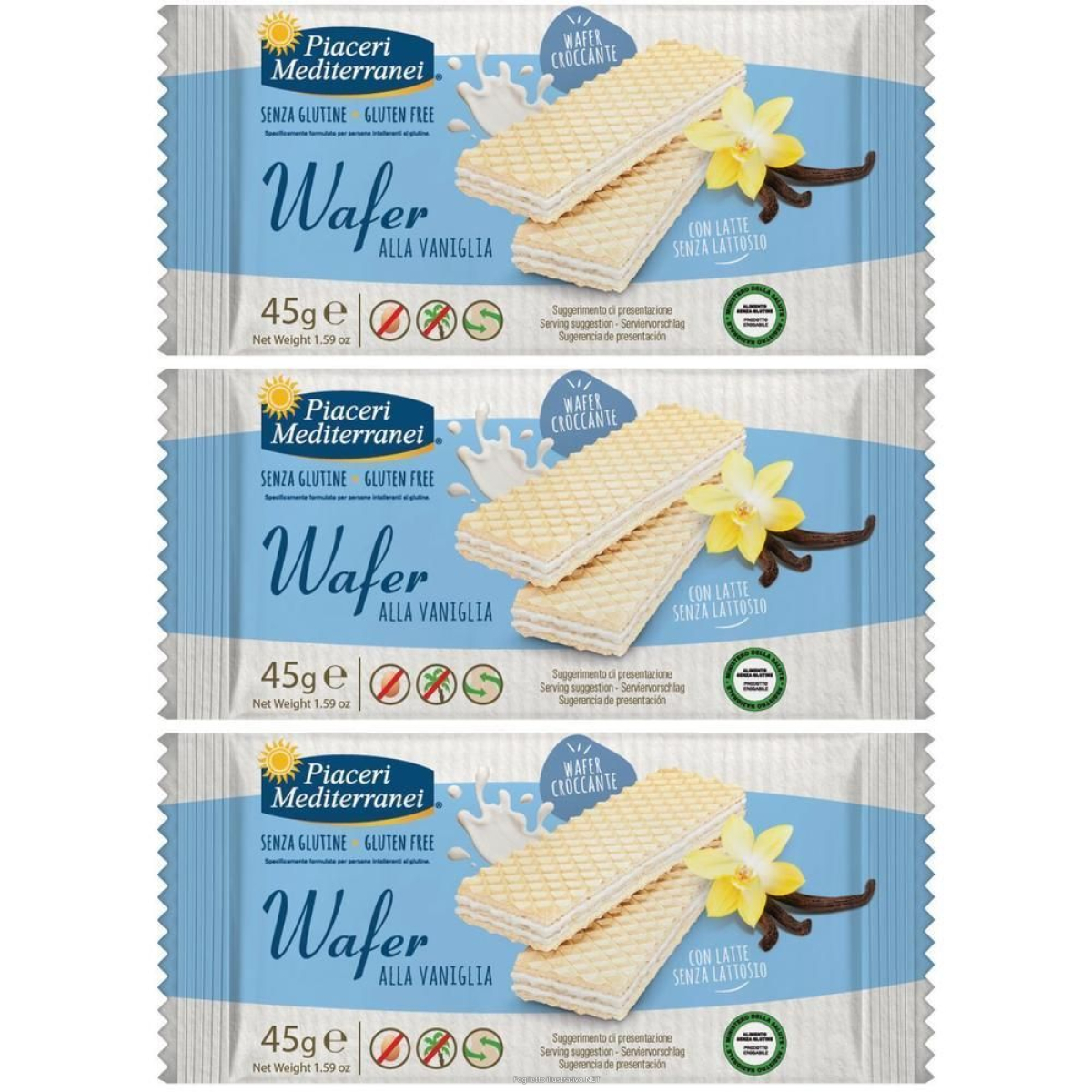 Cerca Offerte di piaceri mediterranei wafer vaniglia 45 g e acquista online