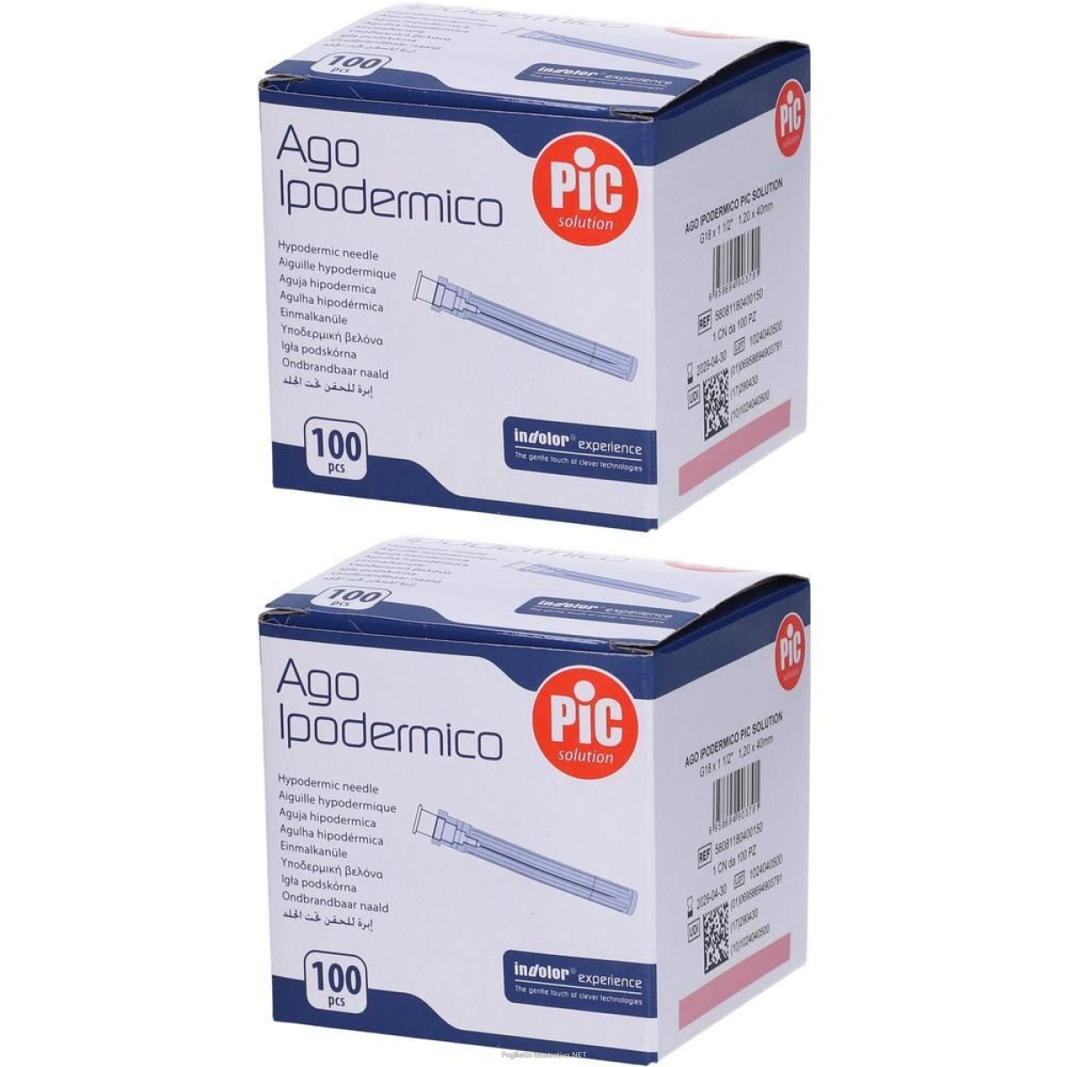 Cerca Offerte di pic ago ipodermico monouso gauge 18 1 1/2 - 100 pezzi 2x100 st e acquista online