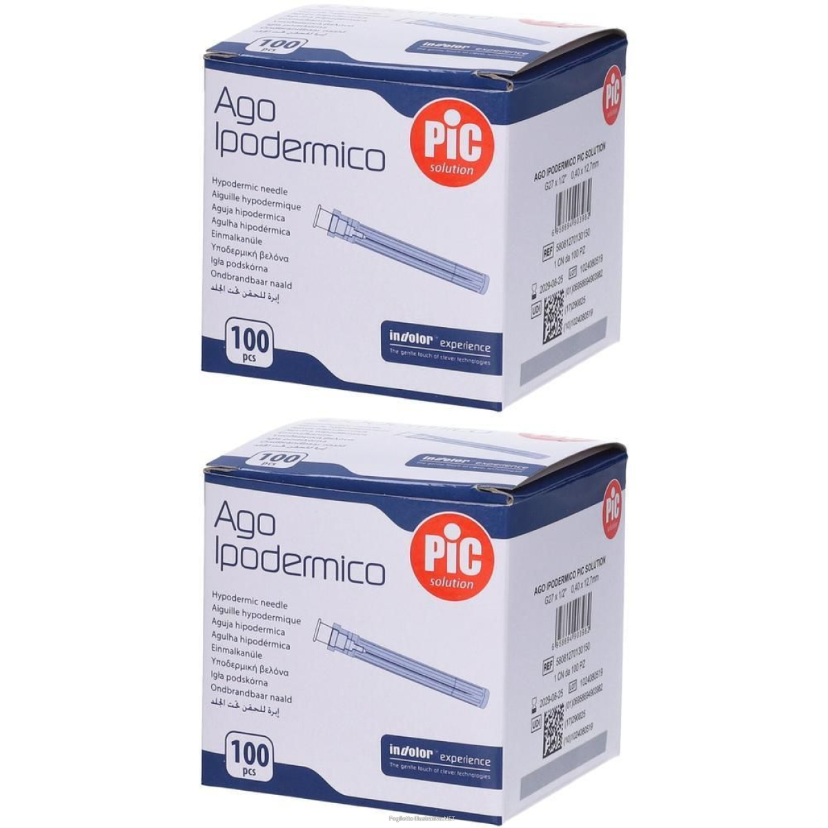 Cerca Offerte di pic ago ipodermico monouso gauge 27 1/2 - 100 pezzi 2x100 st e acquista online