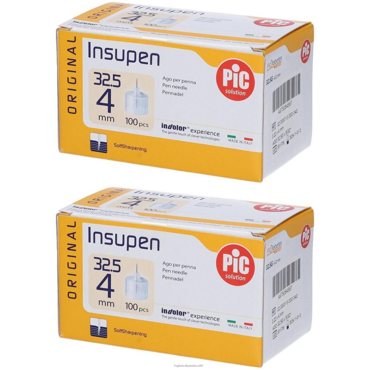 Cerca Offerte di pic ago per penna pic insupen orginal gauge 32,5x4 mm 2x100 st e acquista online