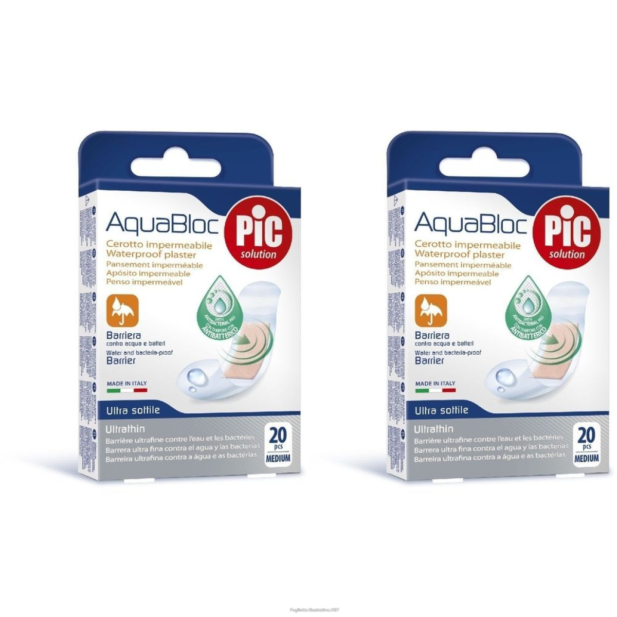 Cerca Offerte di pic aquabloc cerotto impermeabile set da 2 2x20 pz e acquista online