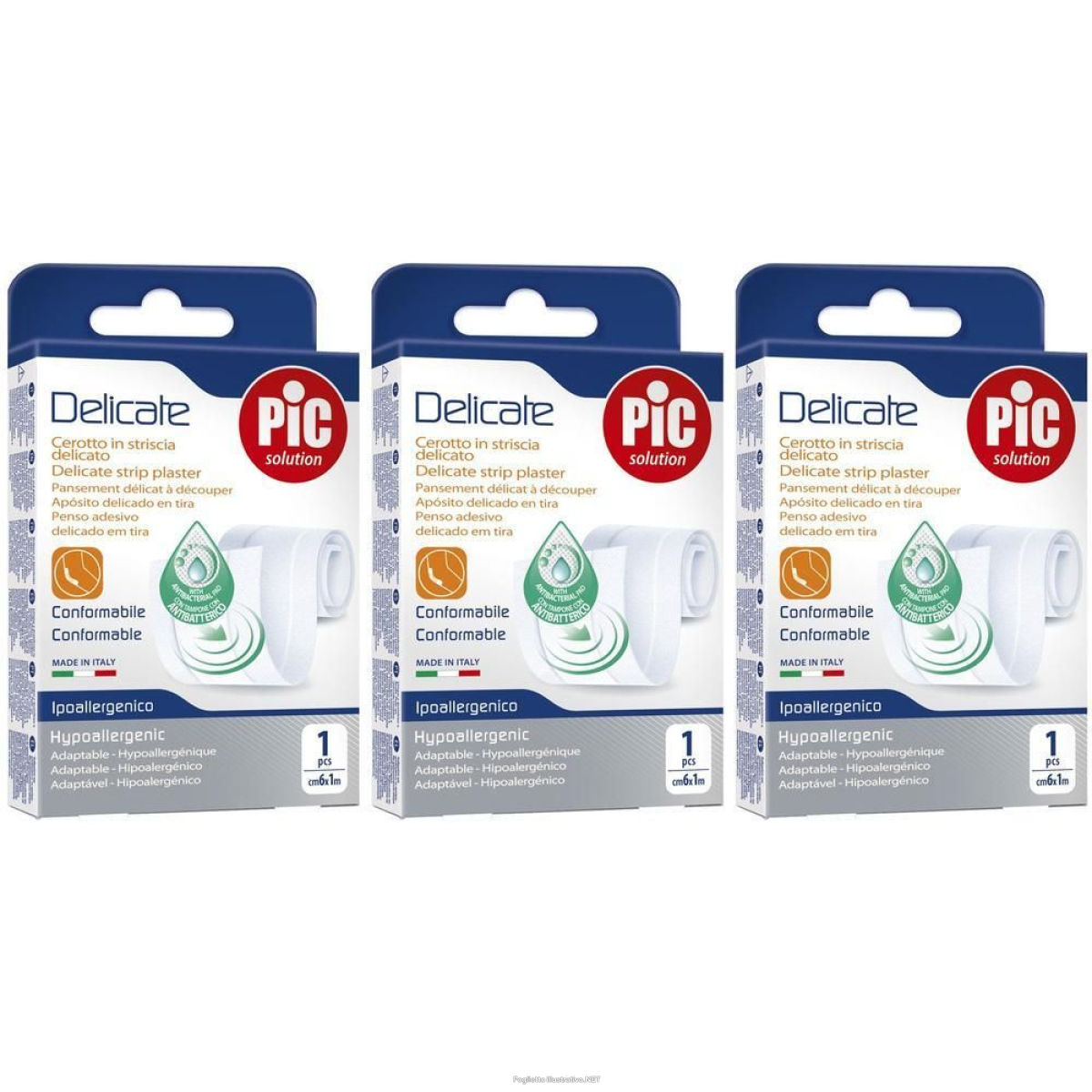 Cerca Offerte di pic cerotto delicate striscia antibatterica 6x100 cm 3x1 st e acquista online