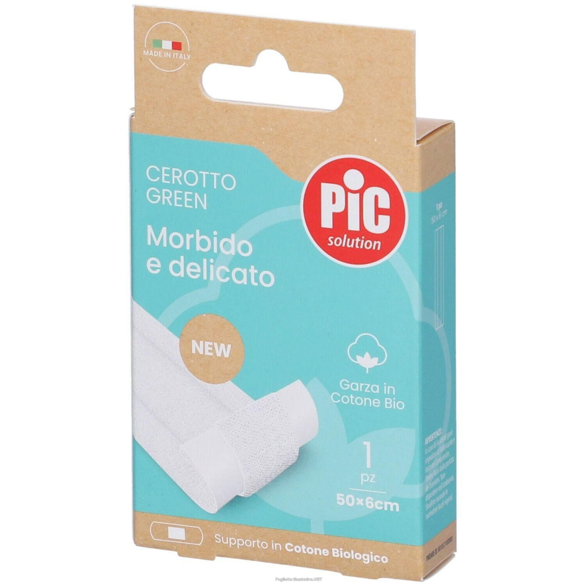 Cerca Offerte di pic cerotto green cotone bio 50x6cm 4x1 st e acquista online