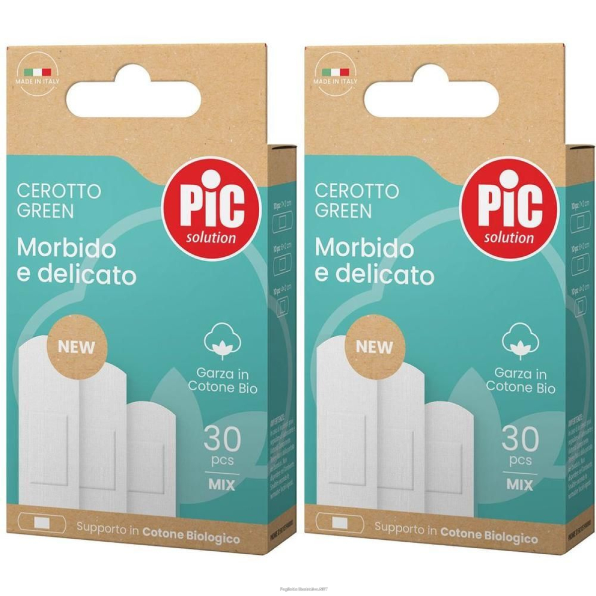 Cerca Offerte di pic cerotto green cotone bio mix 30 pezzi 2x30 st e acquista online